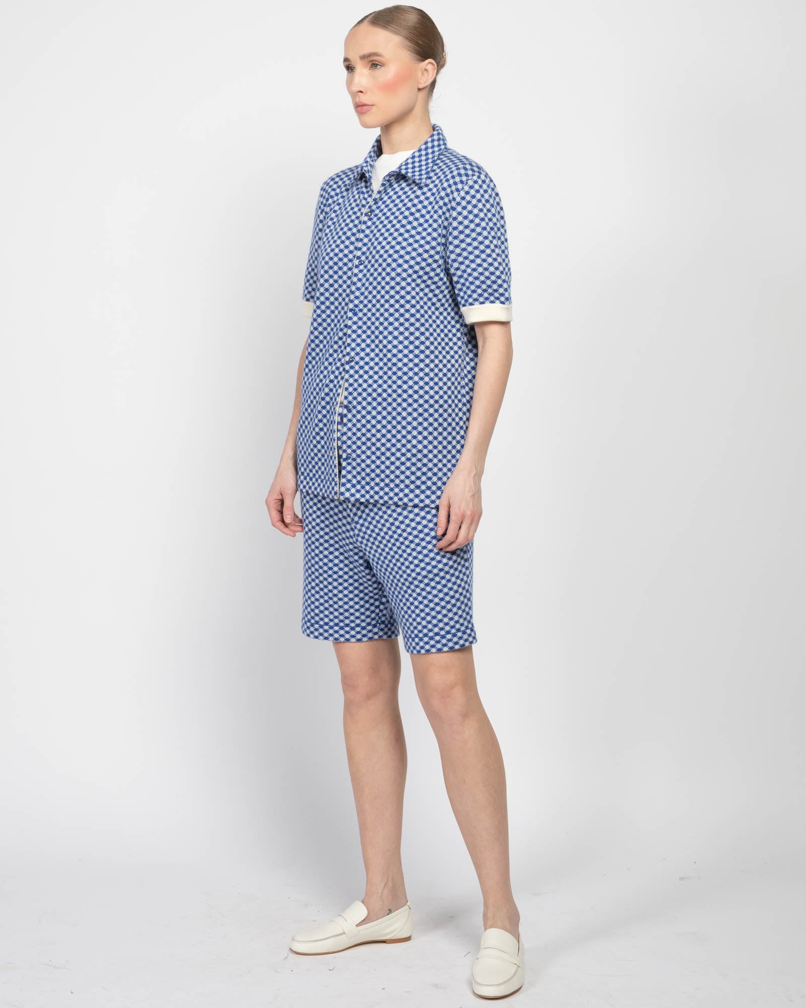 Dot Knit Boat Shirt
