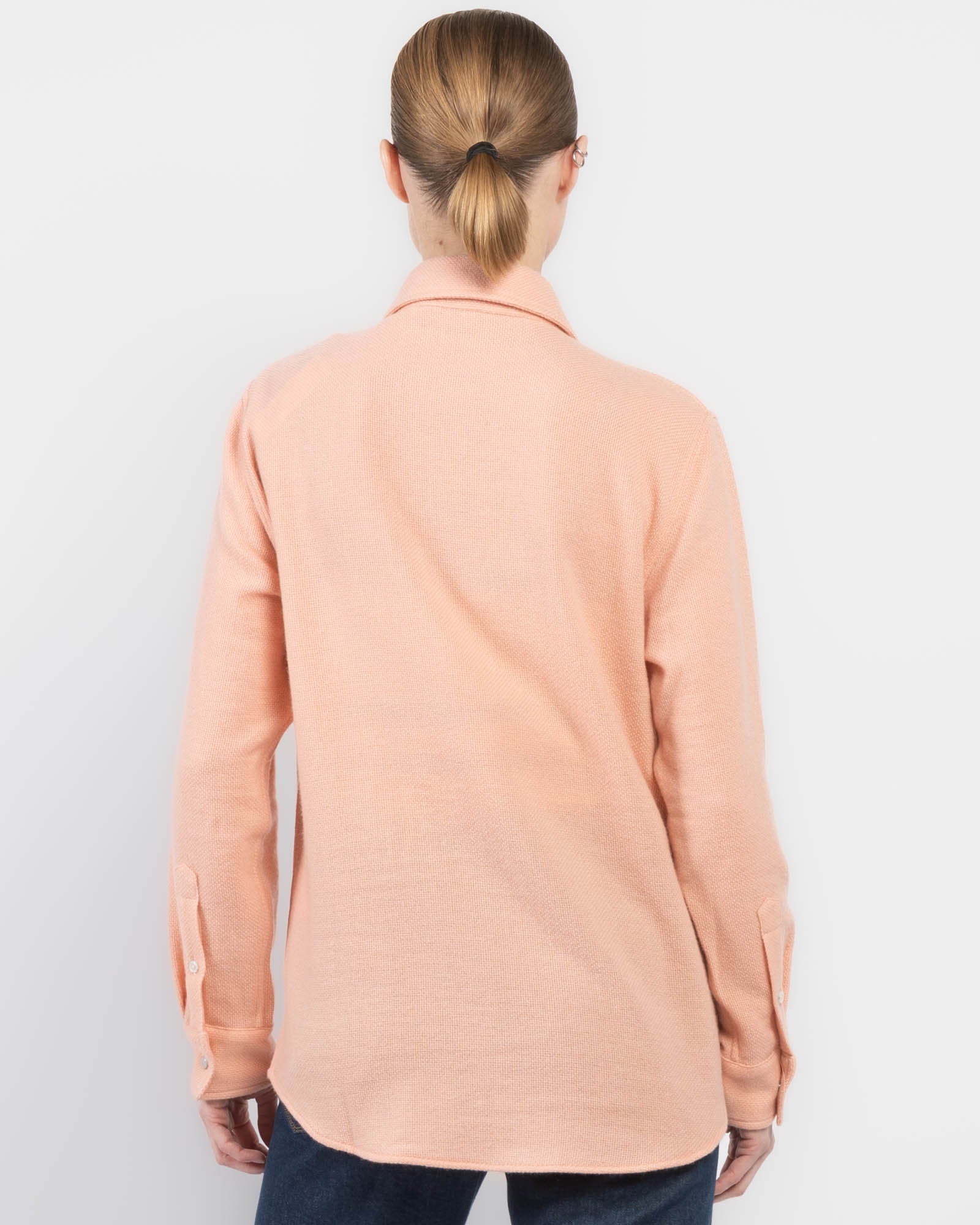 Peach Cashmere Shirt