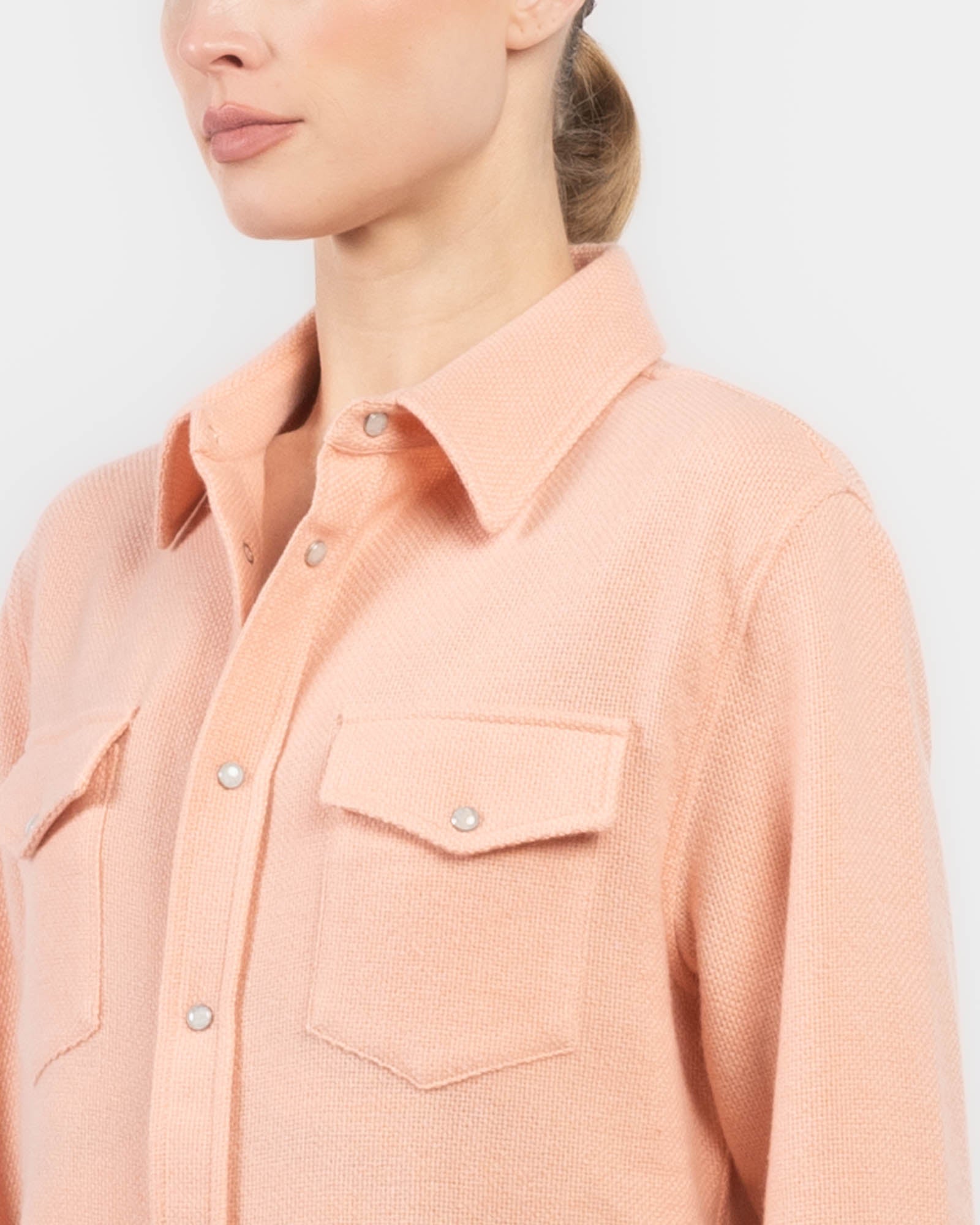 Peach Cashmere Shirt