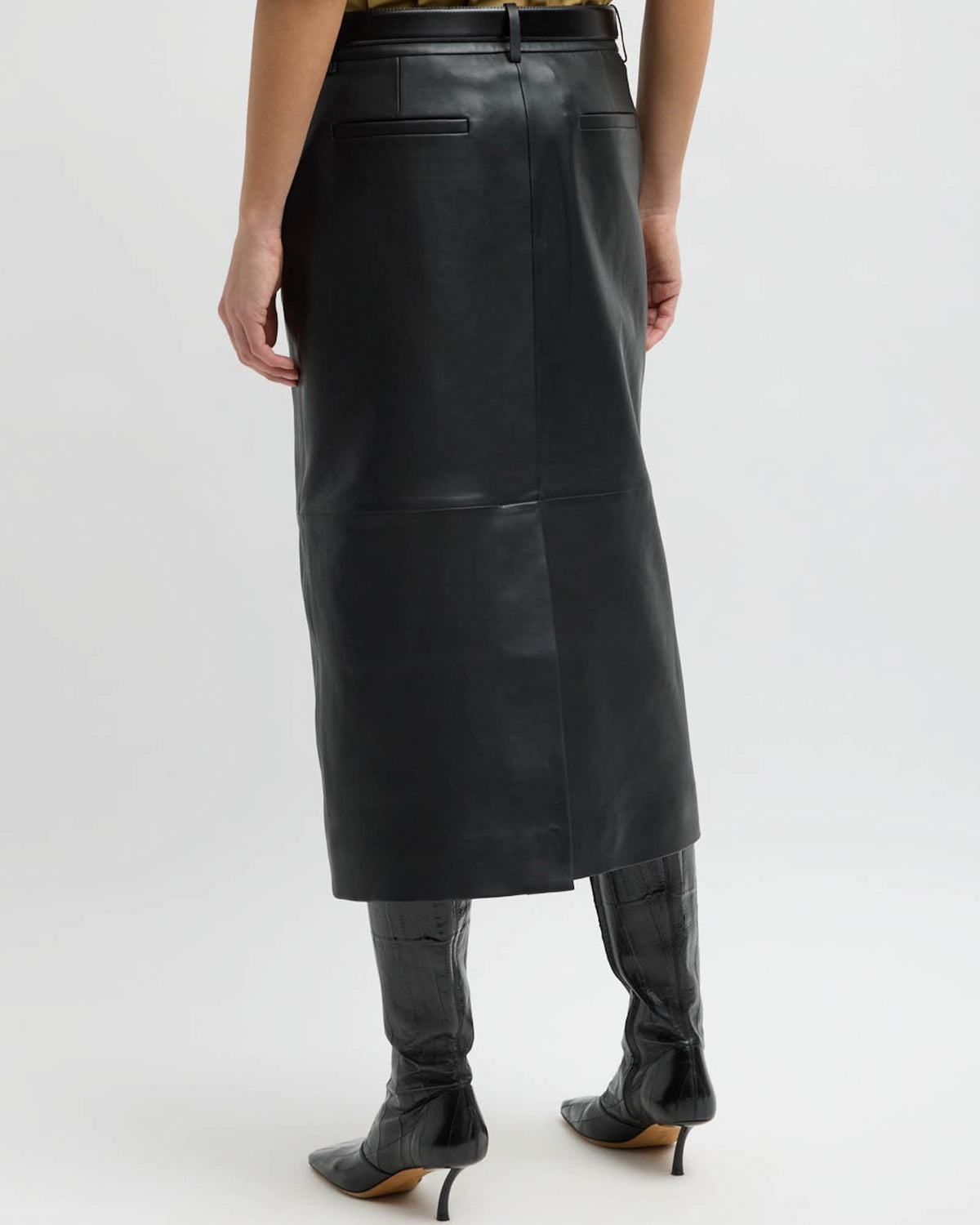 Leather Trouser Skirt