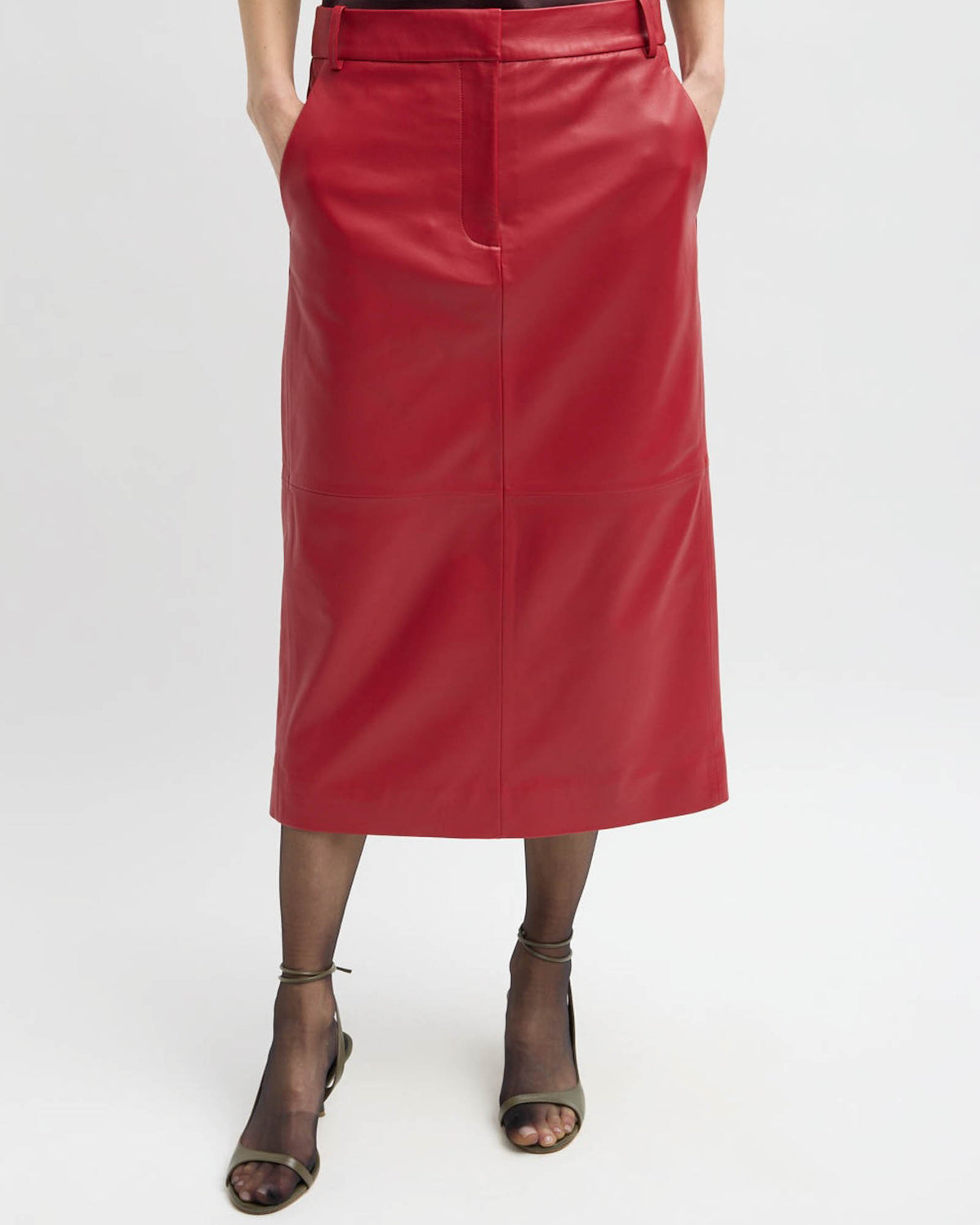 Leather Trouser Skirt