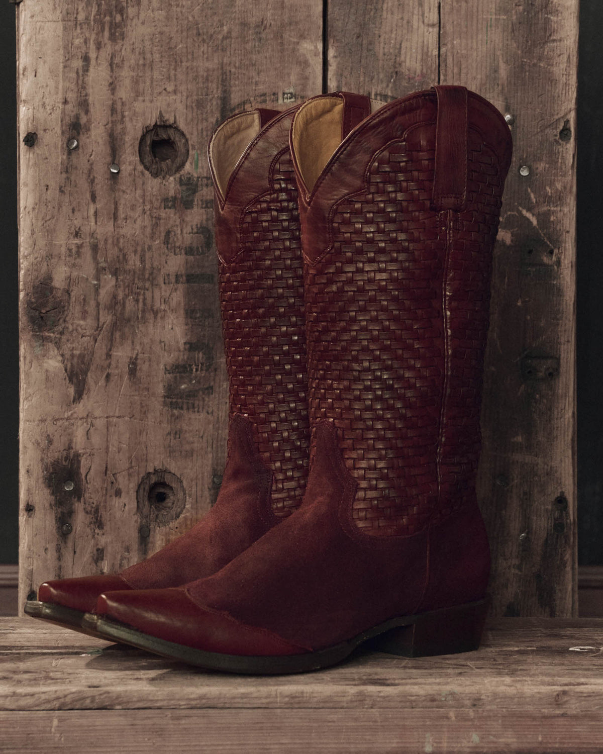 Basket Weave Boot