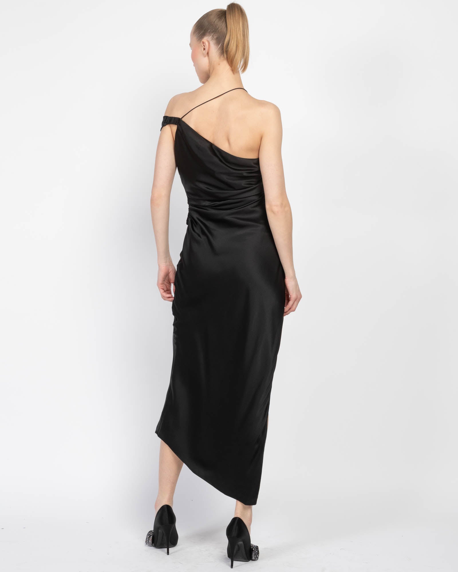 Asymmetrical Bardot Dress