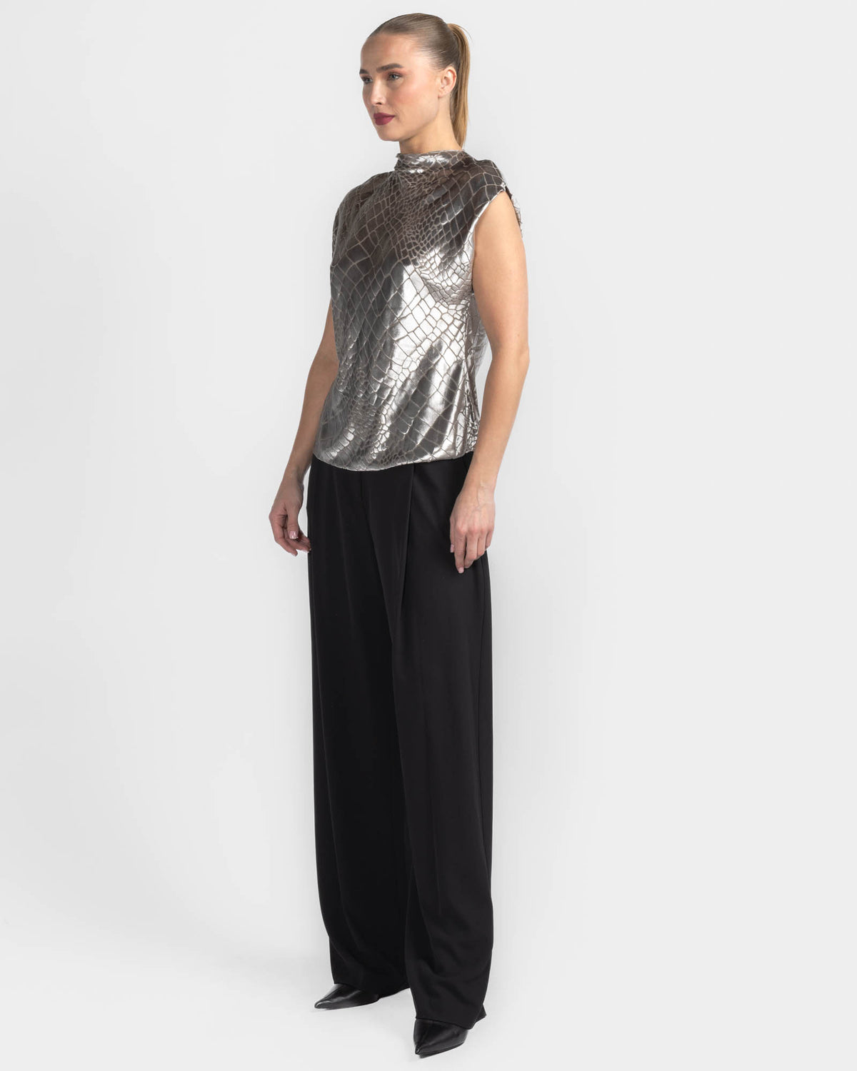 High Neck Top