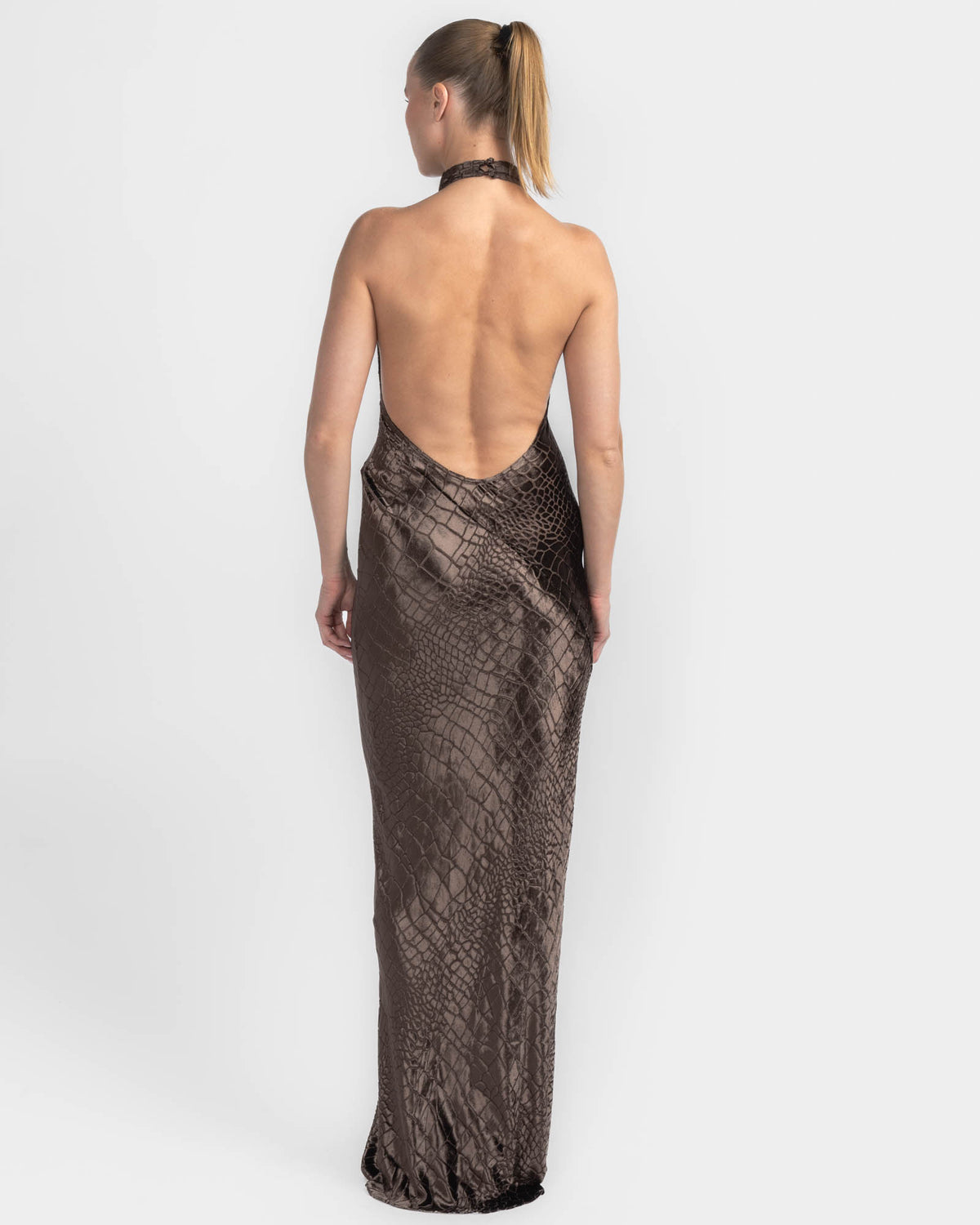 Halter Bias Gown