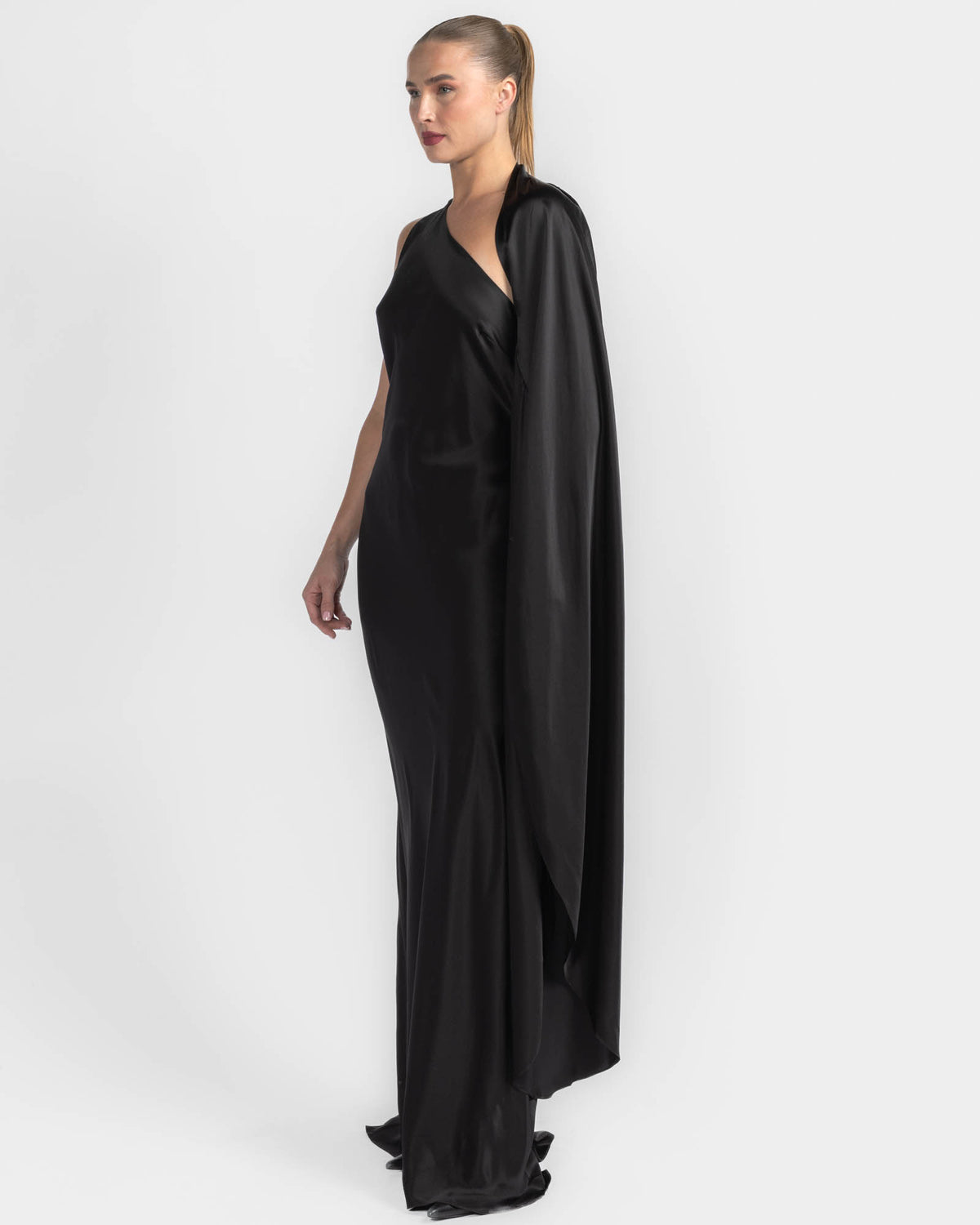 Drop One Shoulder Dress