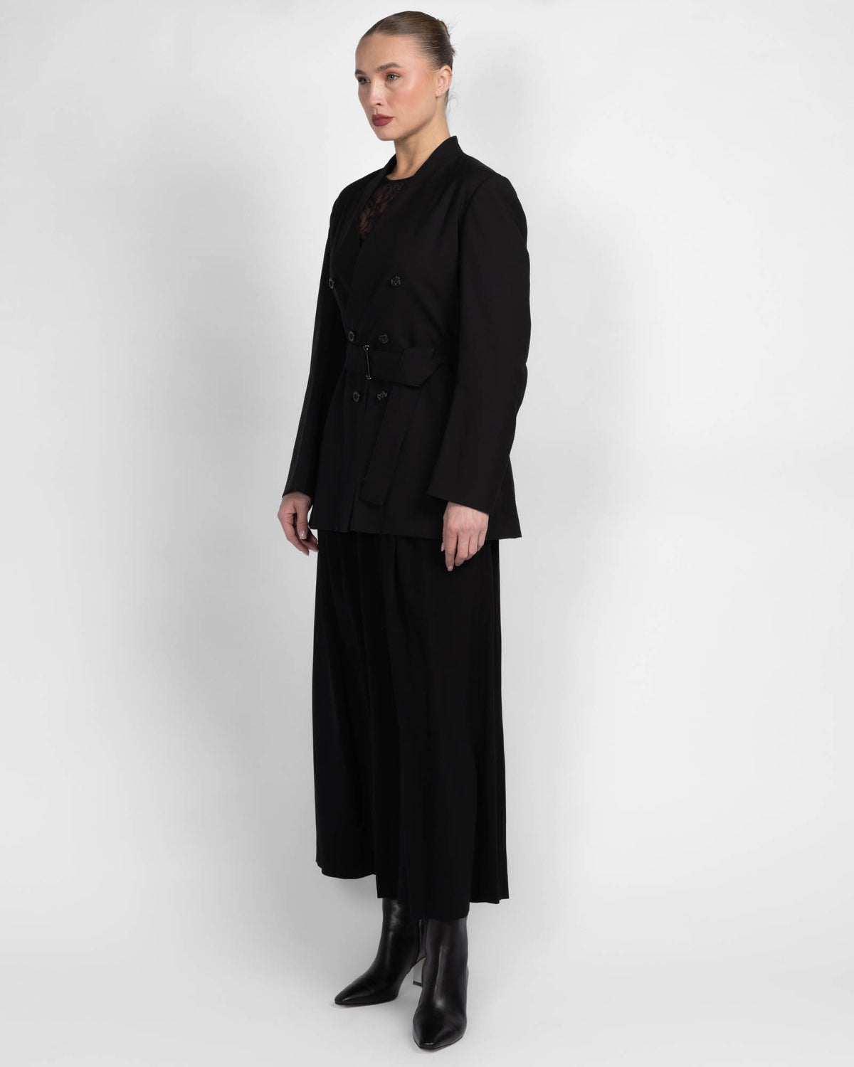 6Bw Collarless Jacket