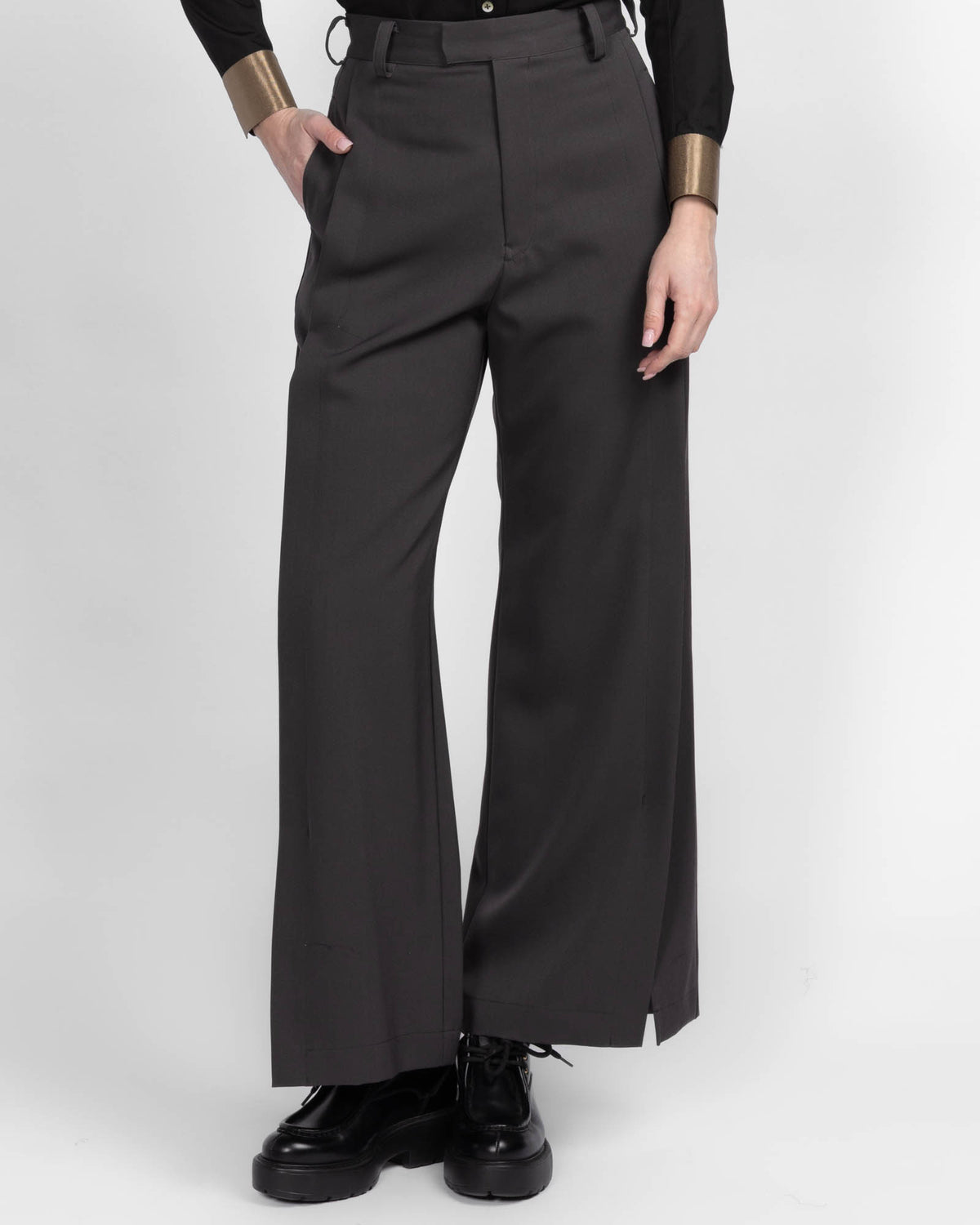Front Slit Flare Pant