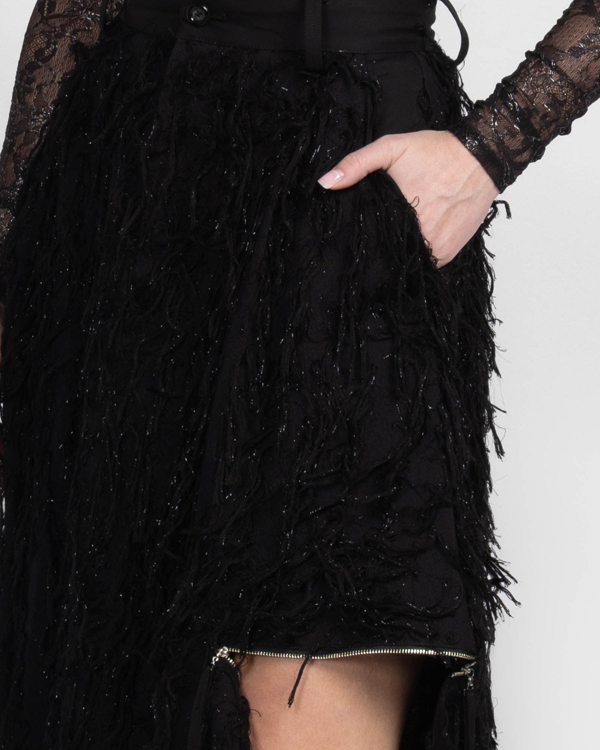 Zip Flare Skirt
