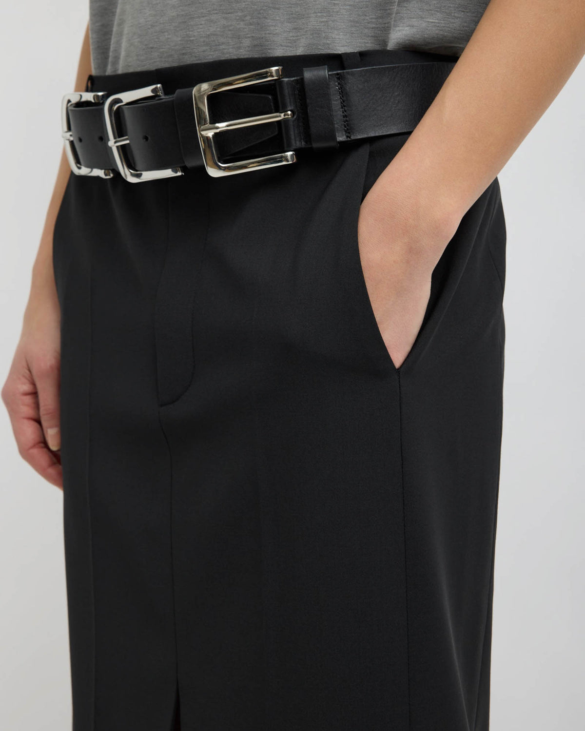 Tropical Double Slit Skirt