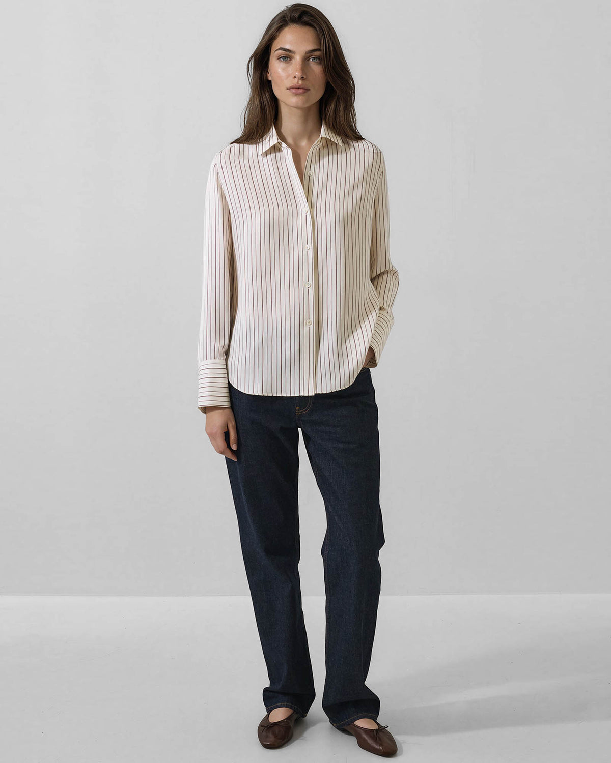 Long Sleeve Silk Shirt