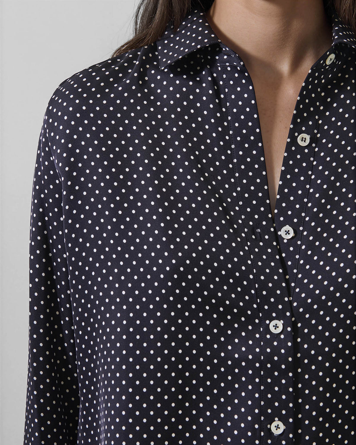 Long Sleeve Silk Shirt