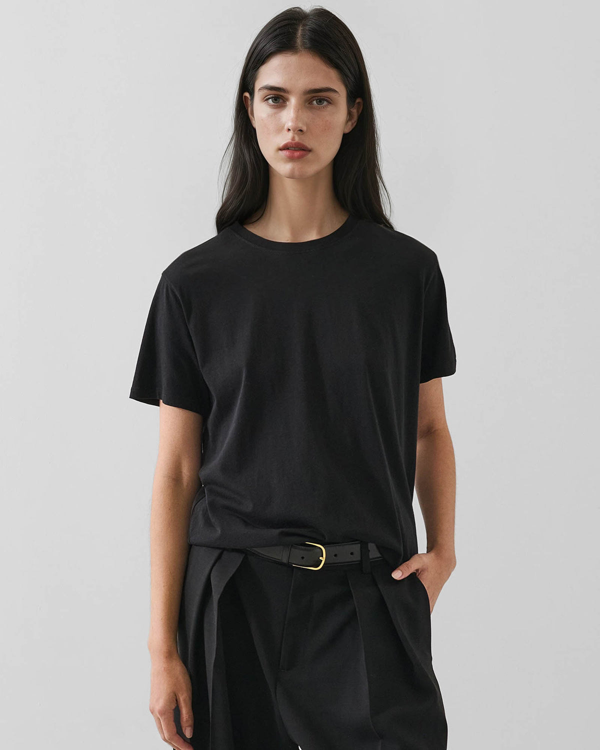 T-shirt ras du cou boyfriend