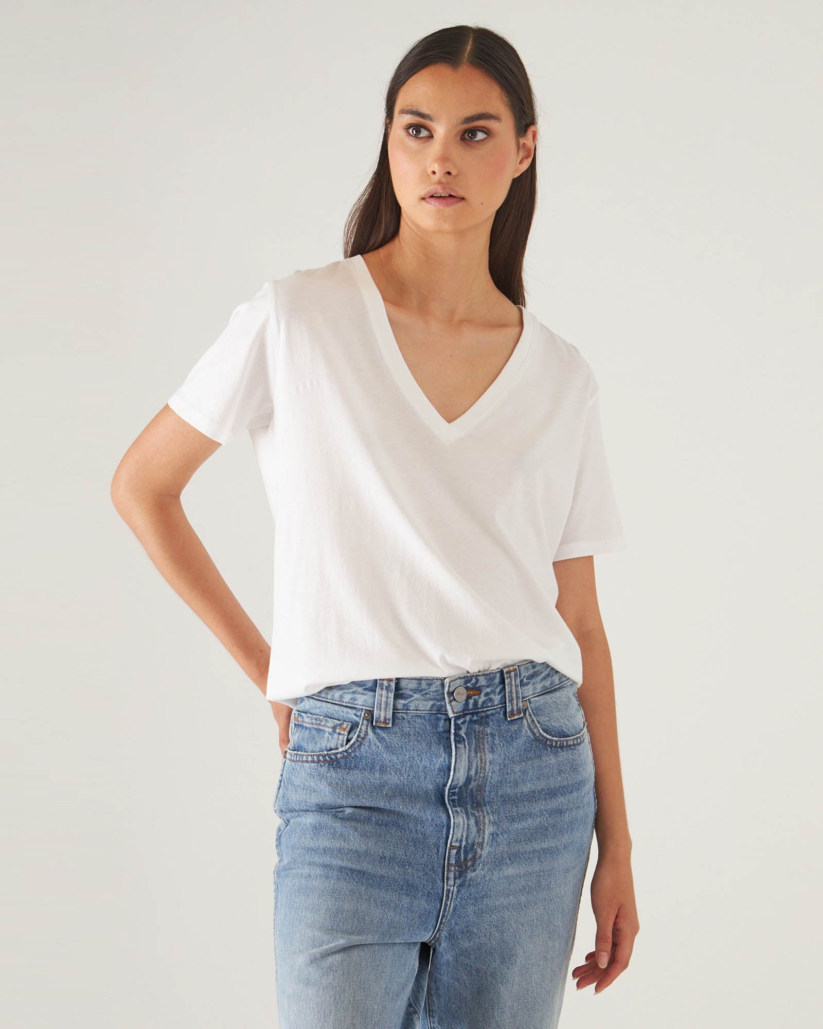 Classic V-Neck Boyfriend T-Shirt
