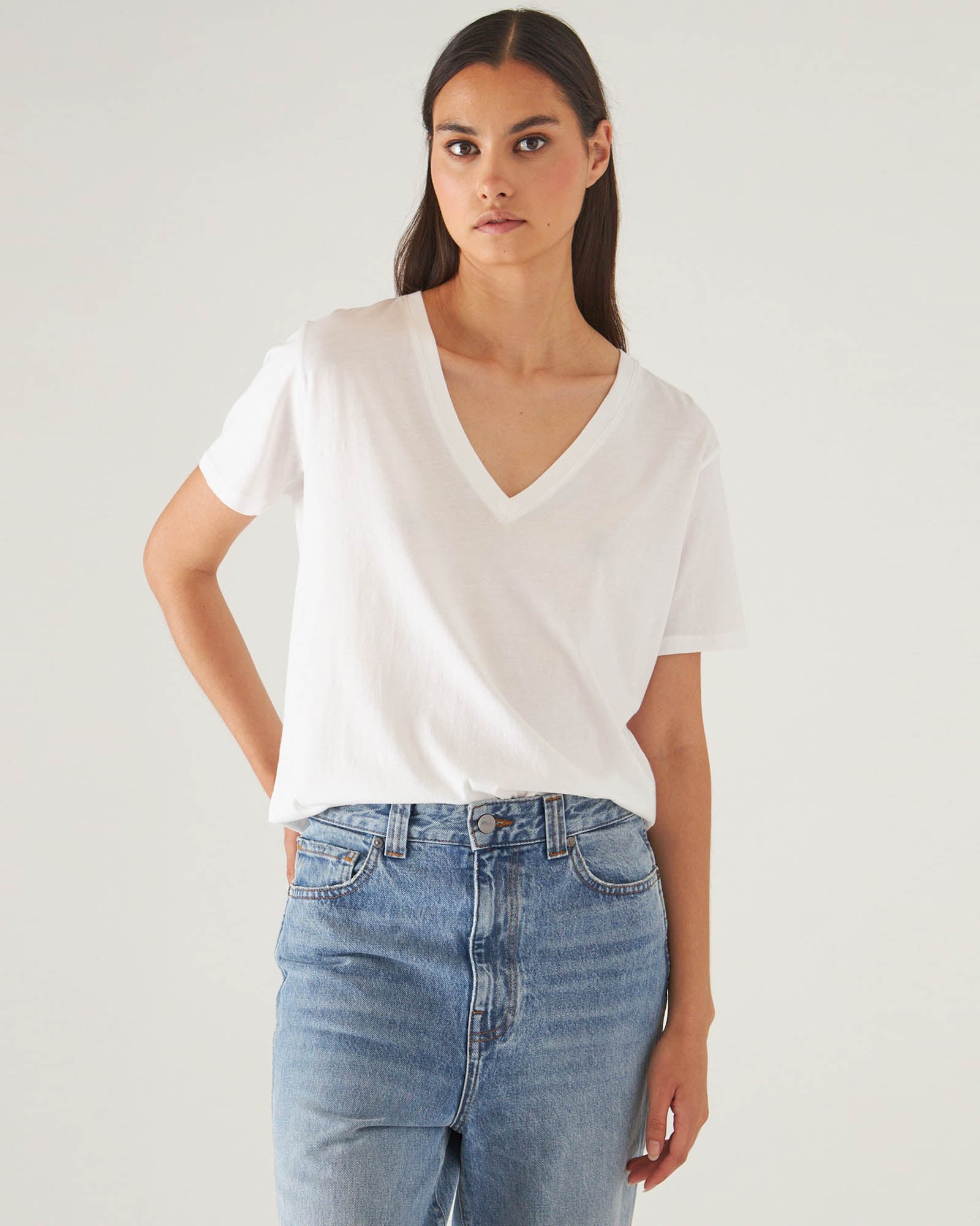 Classic V-Neck Boyfriend T-Shirt