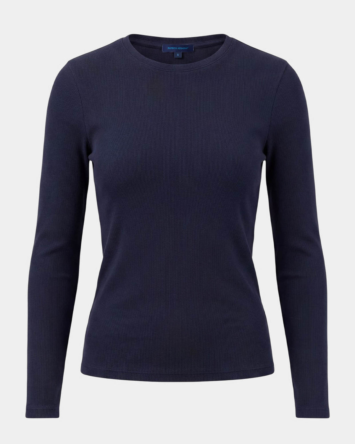 Long Sleeve Ribbed Crew Top
