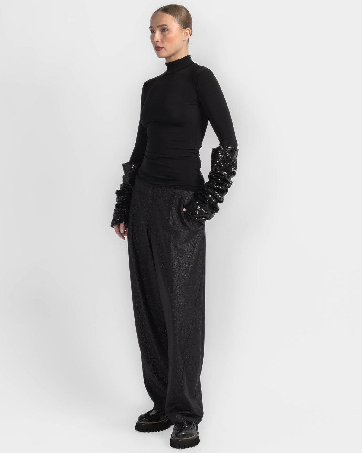Camie Detachable Sleeve Top