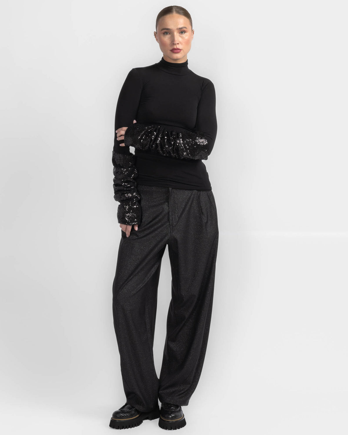 Camie Detachable Sleeve Top