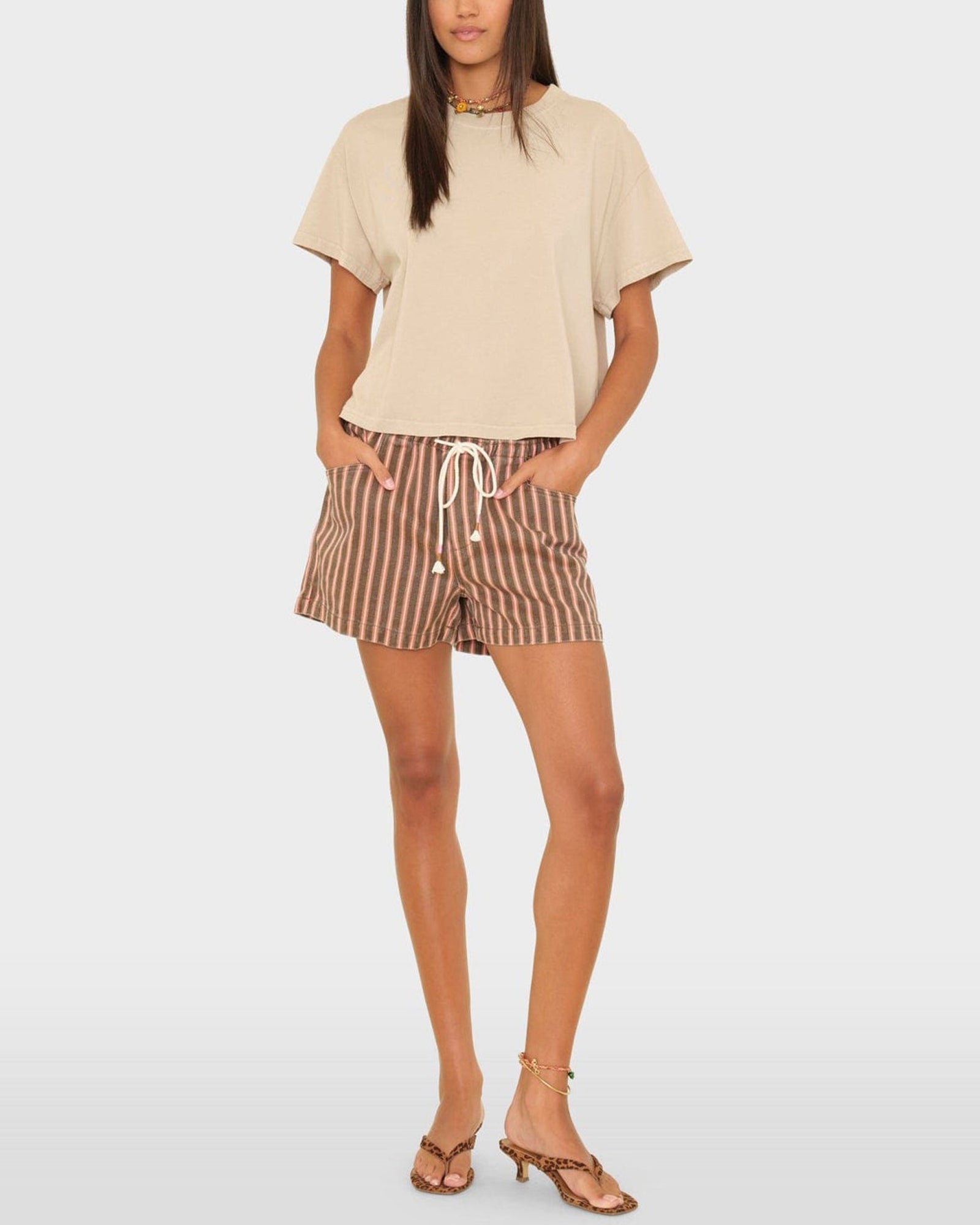Canyon Rose Tucker Denim Short