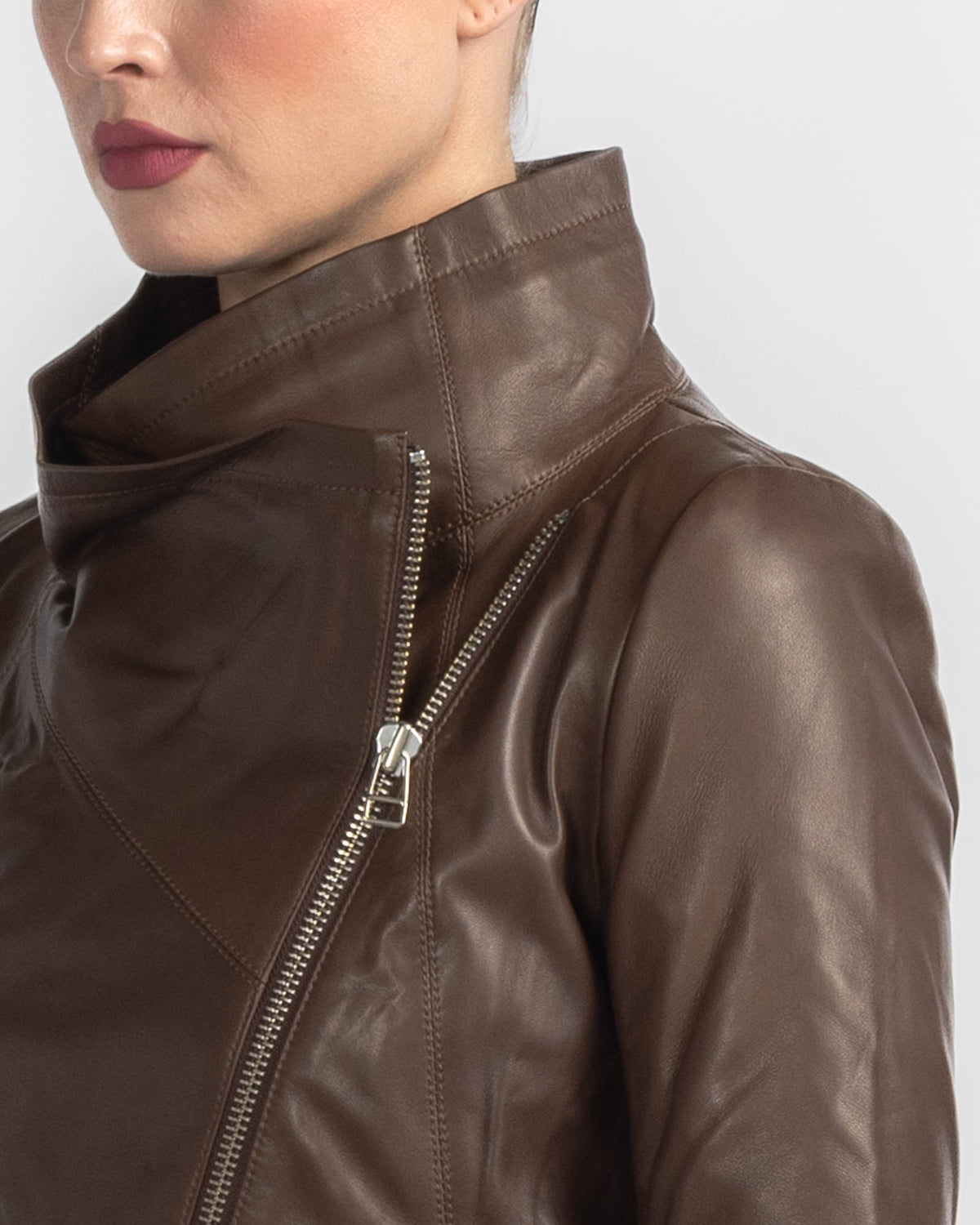 Crop Leather Jacket
