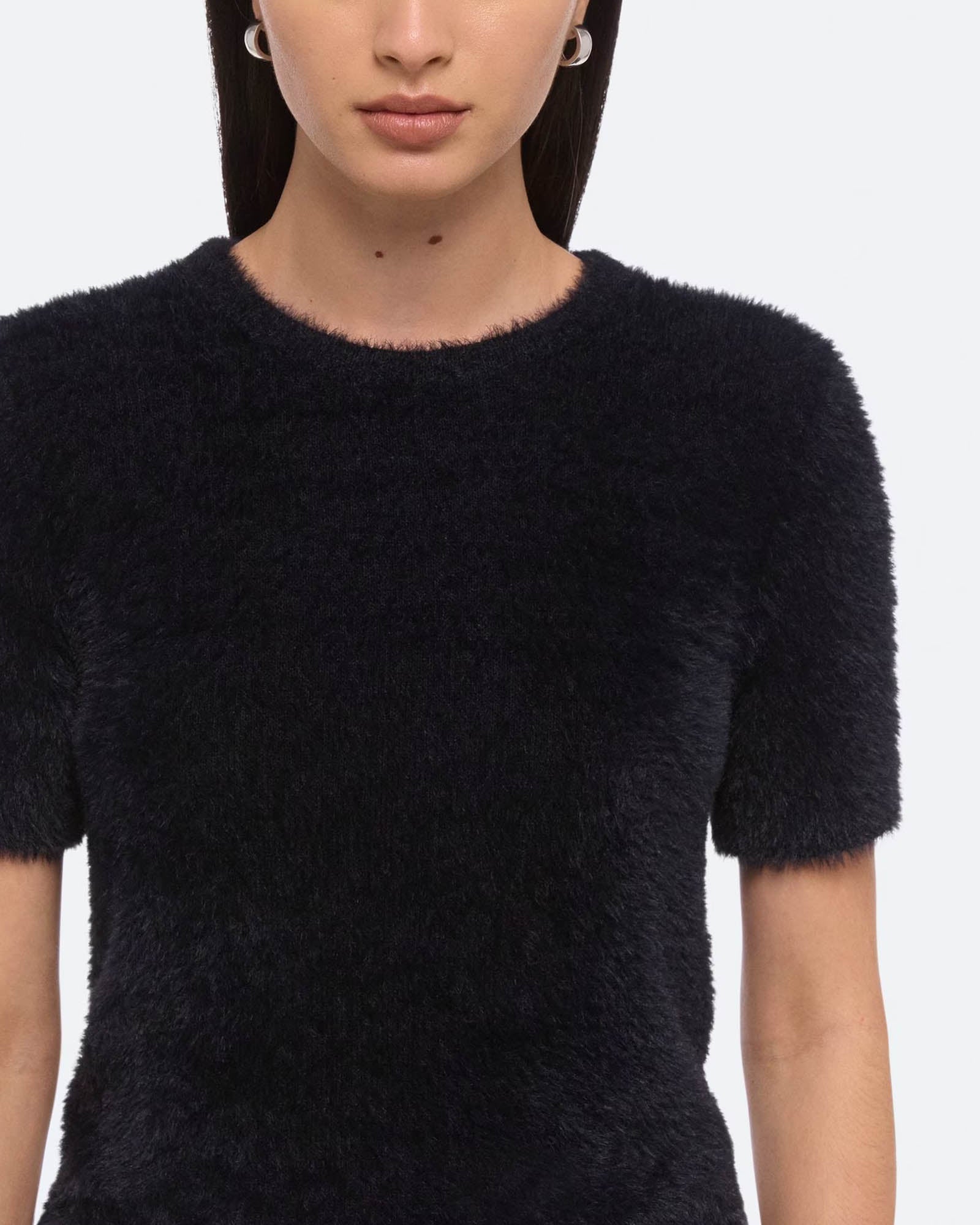 Crop Eyelash Tee