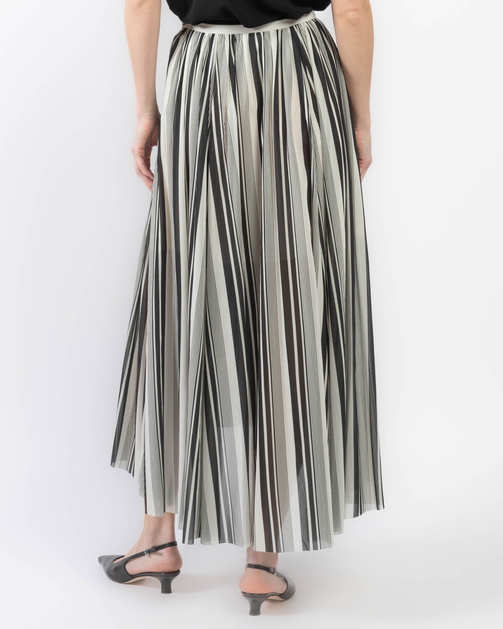 Printed Devore Skirt