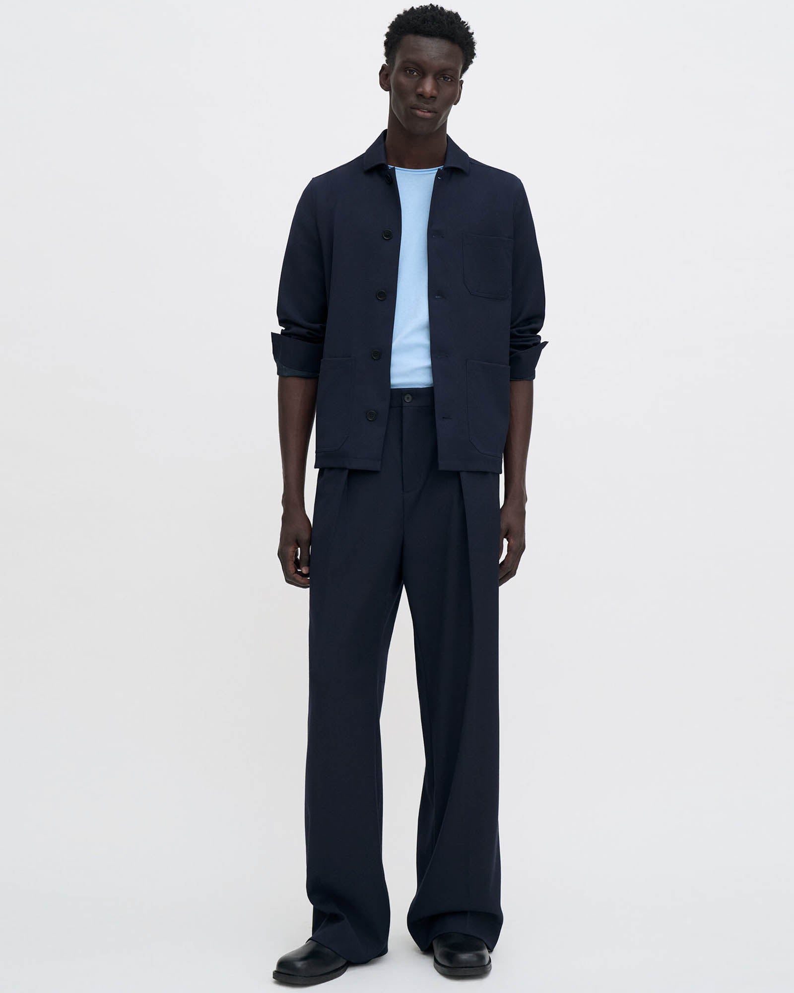 Roll Neck Short Sleeve Tee