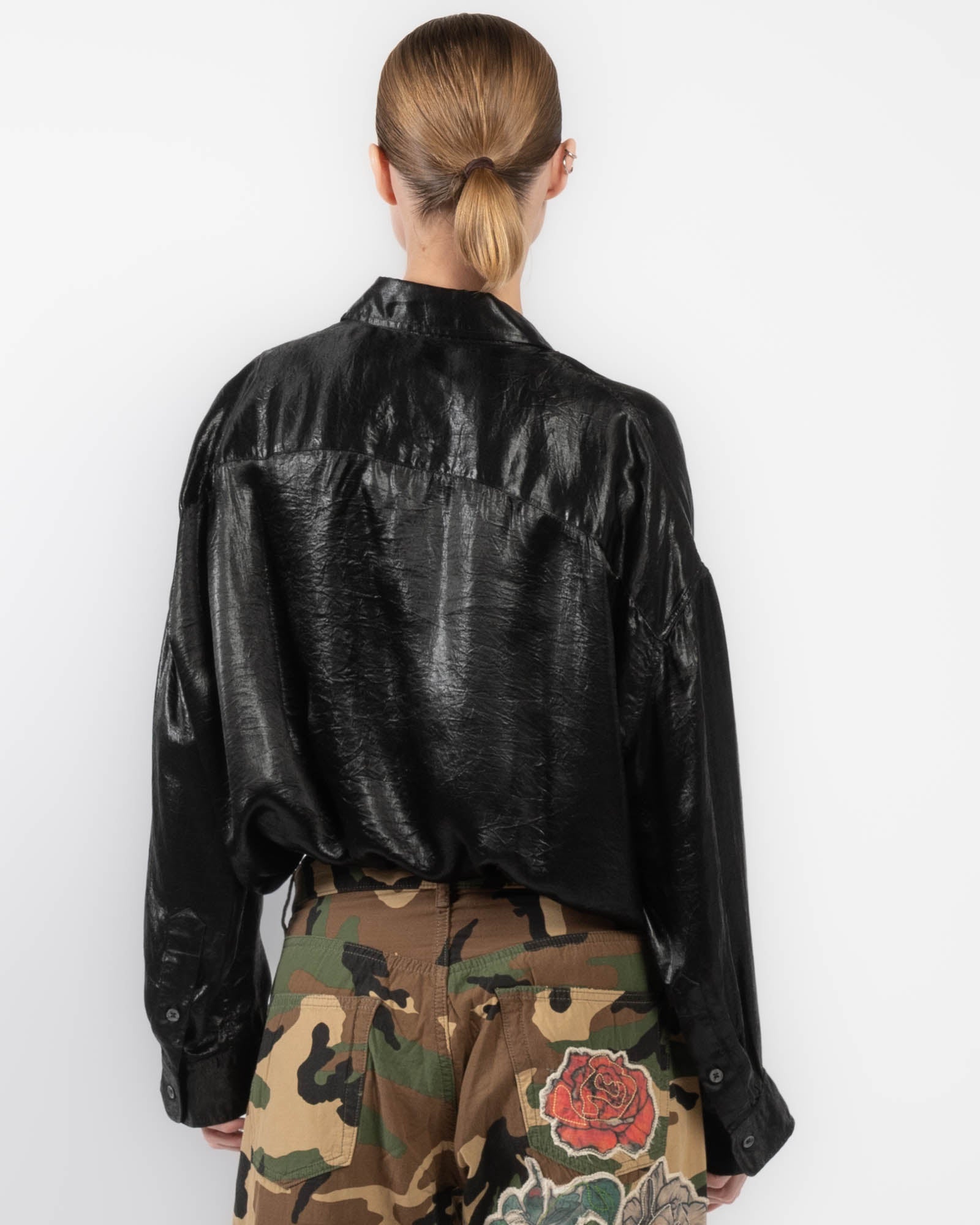 Crossover Bubble Shirt