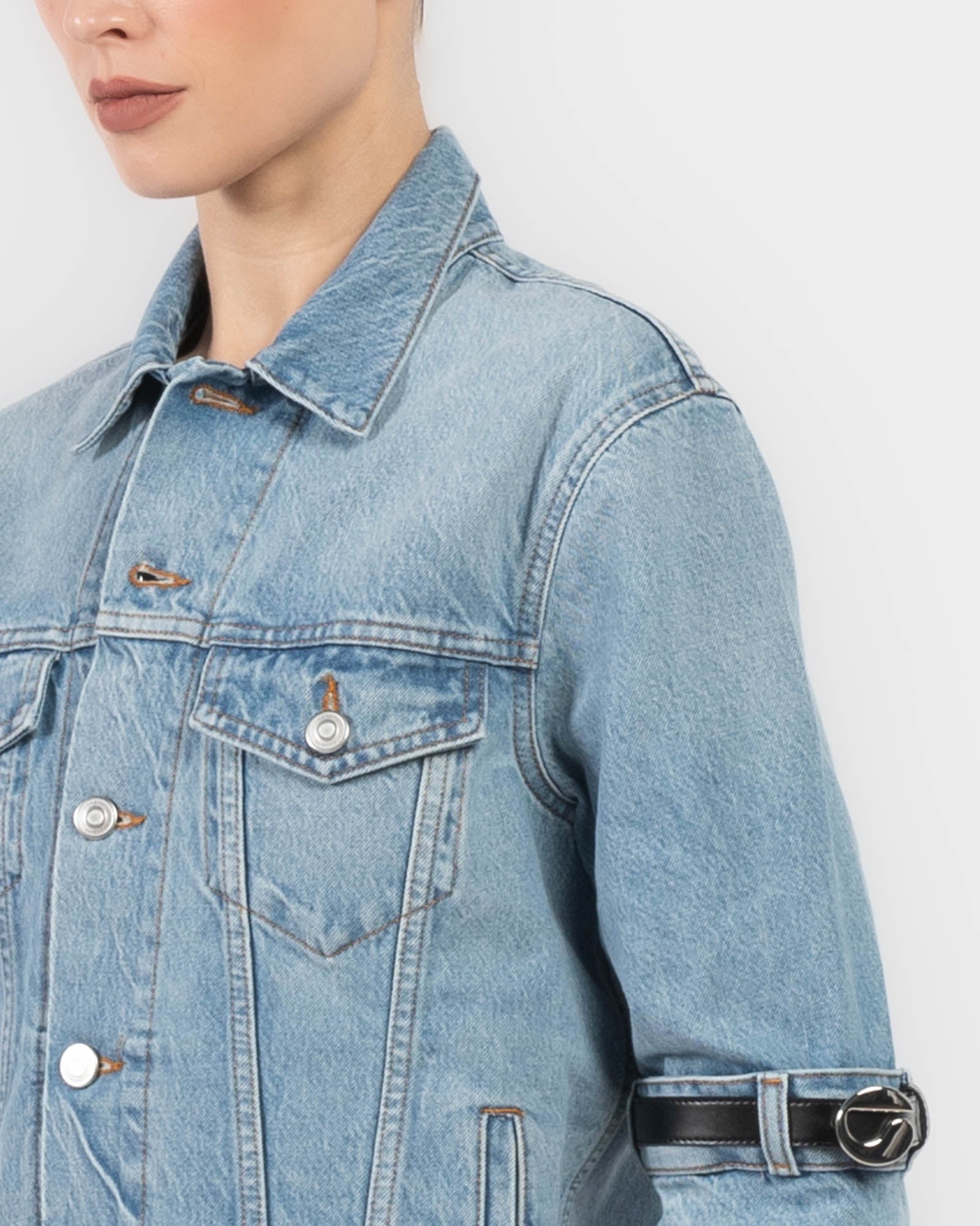 Hybrid Denim Short Jacket