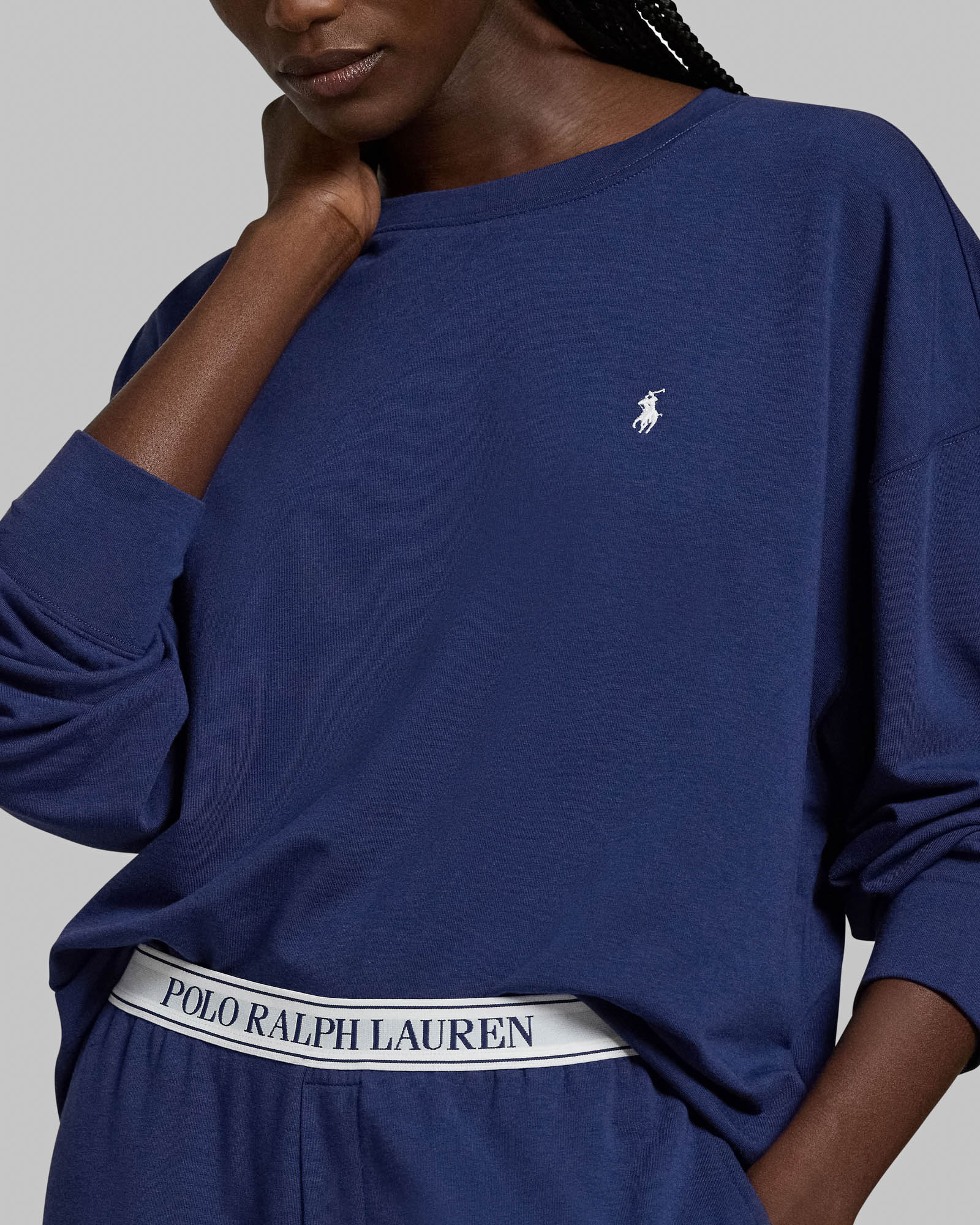 Crewneck Wide Leg Pant Set