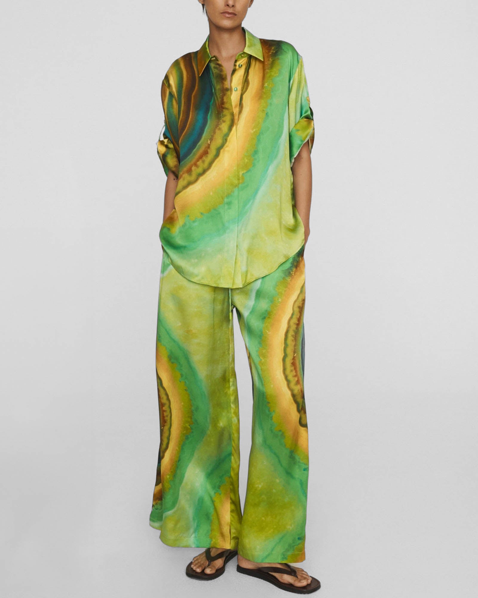 Iris Silk Pants
