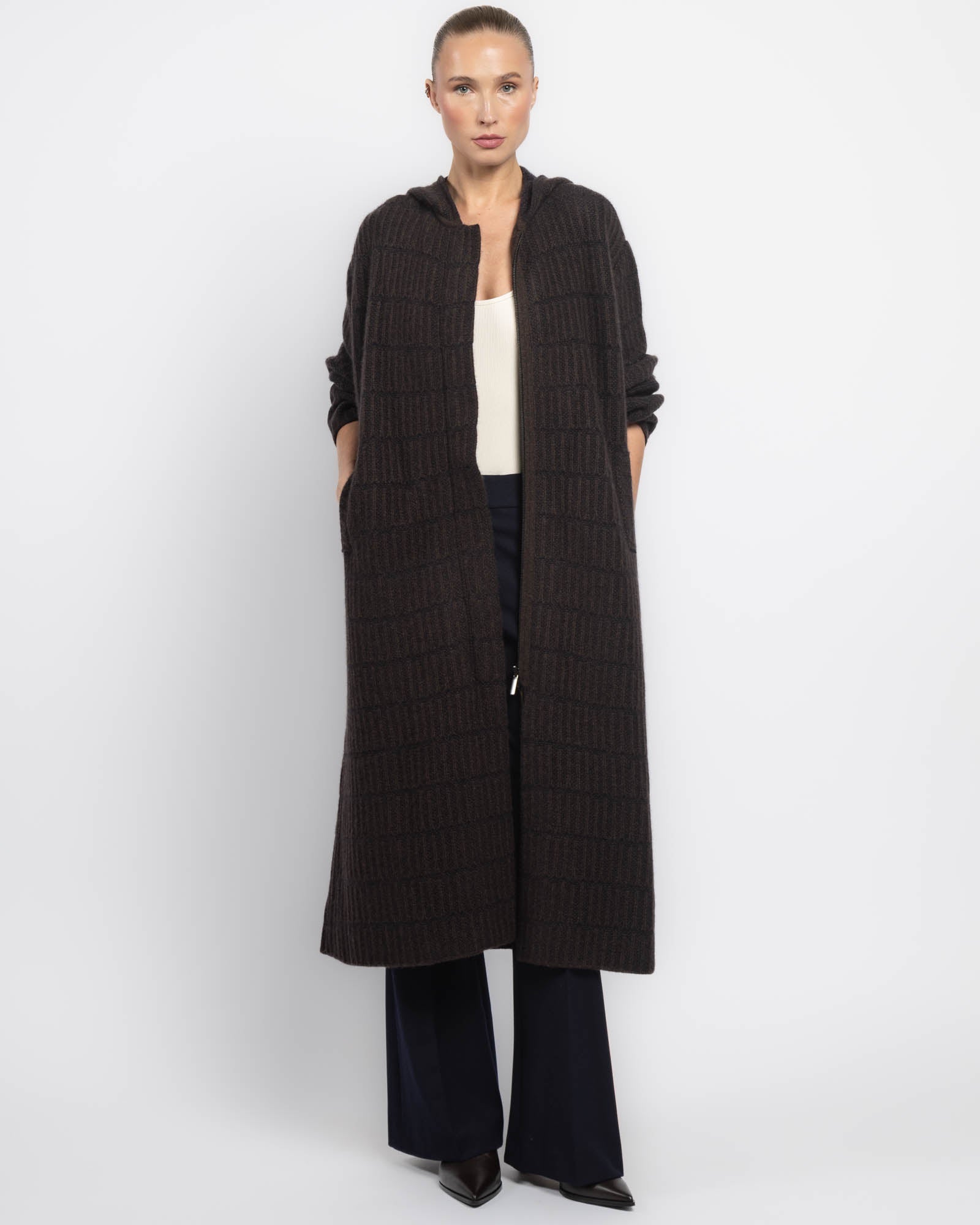 Oversized Hooded Coat