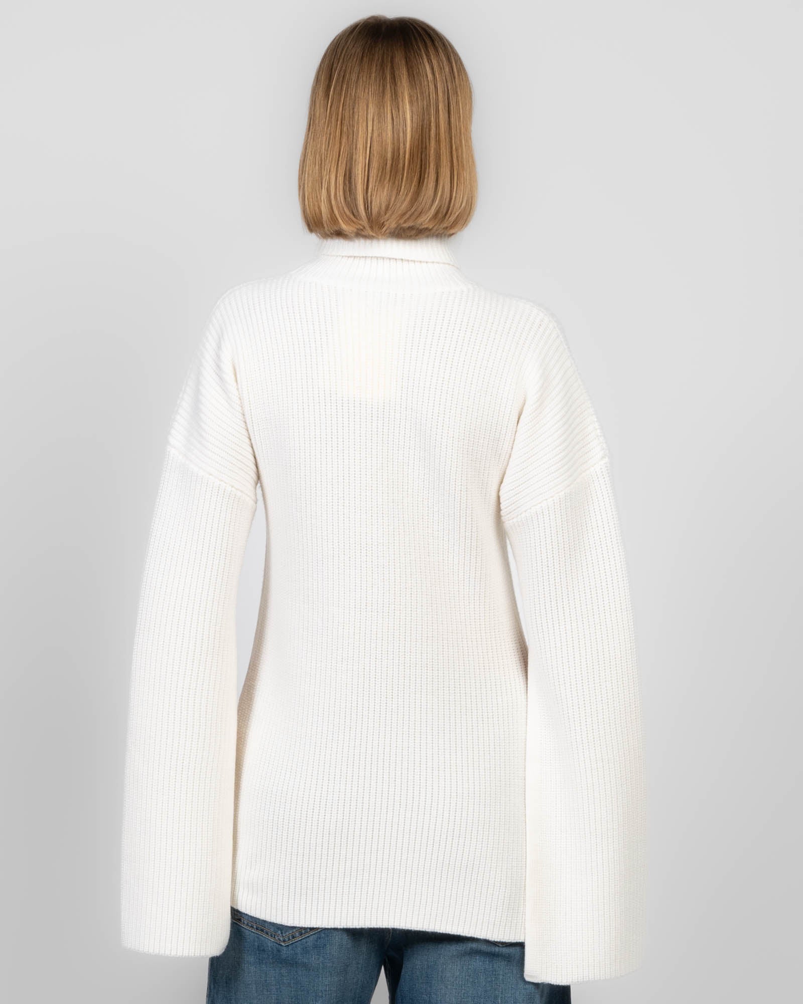 Slit Sleeve Sweater