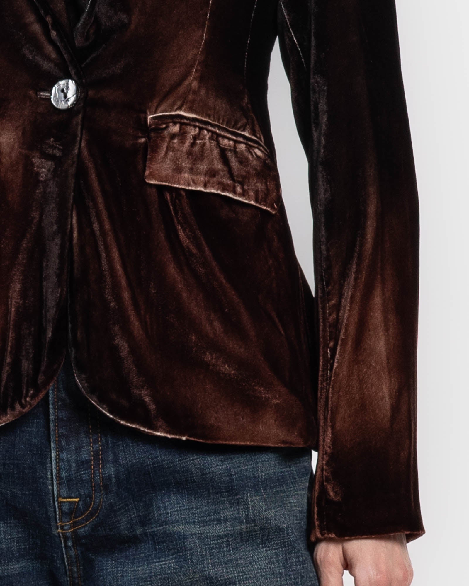 Stretch Velvet Jacket