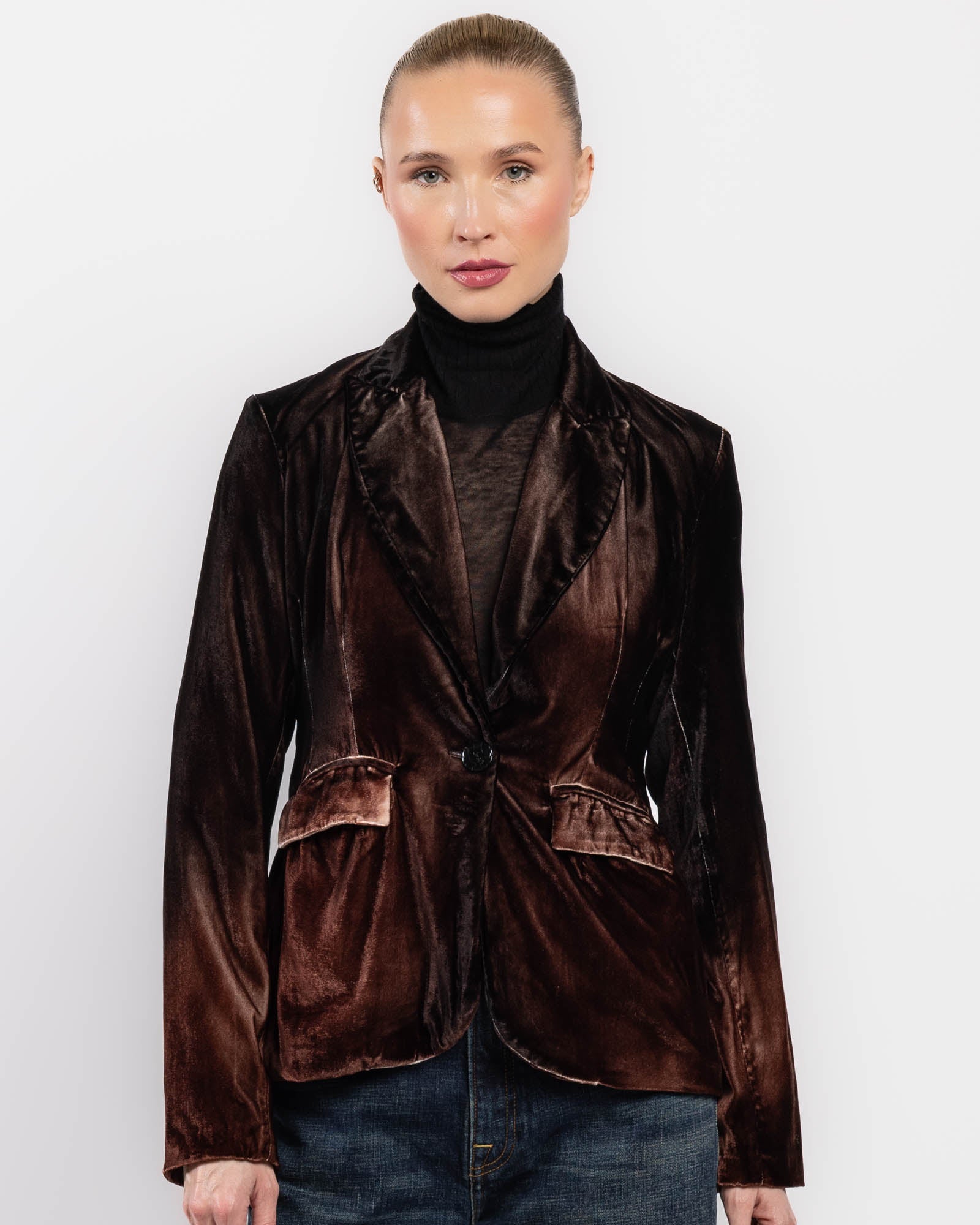 Stretch Velvet Jacket