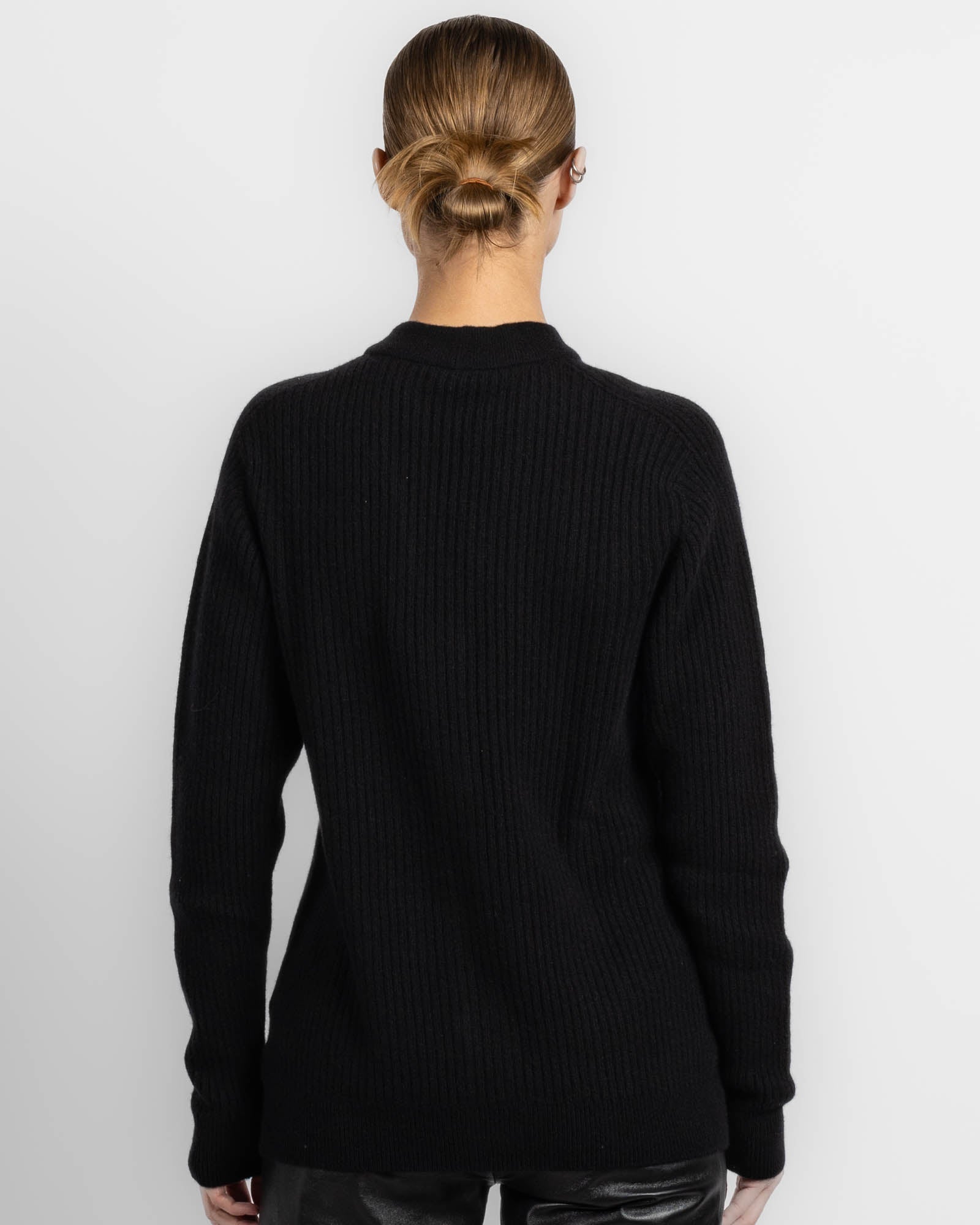 Buttoned Cashmere Cardigan