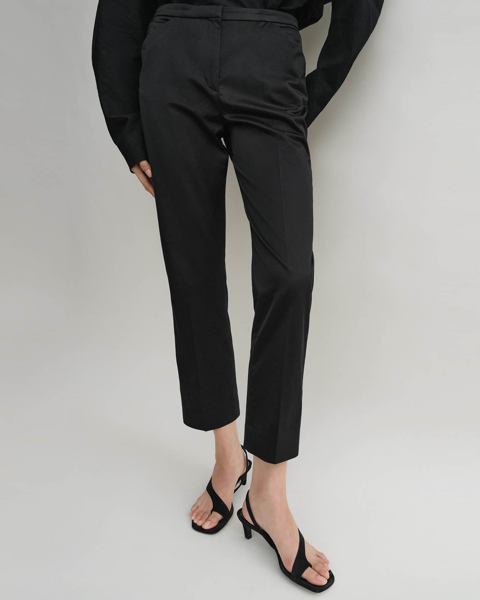 Pantalon droit court