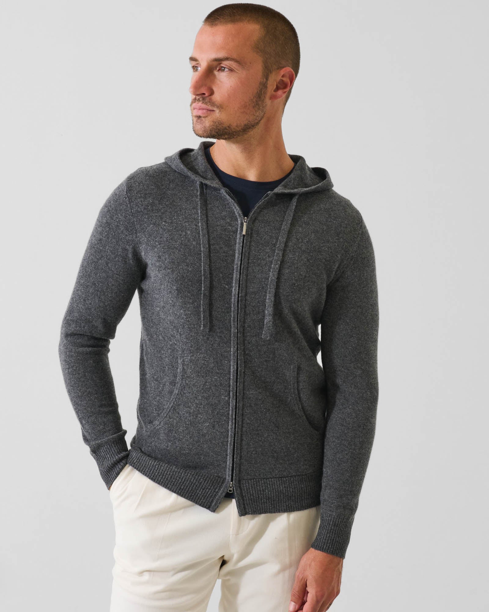 12 Gauge Nano Cashmere Zip Hoodie