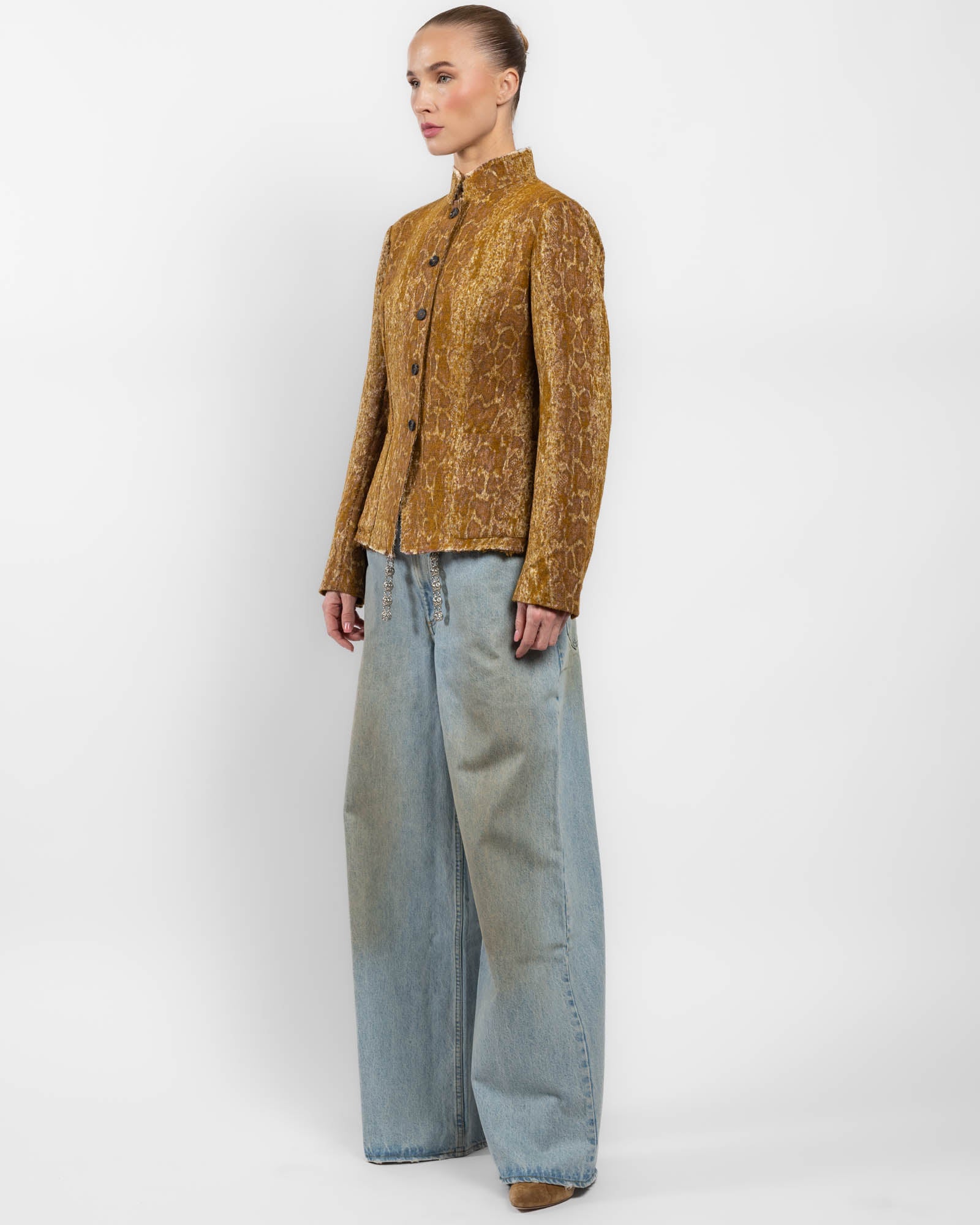 Veste slim en jacquard