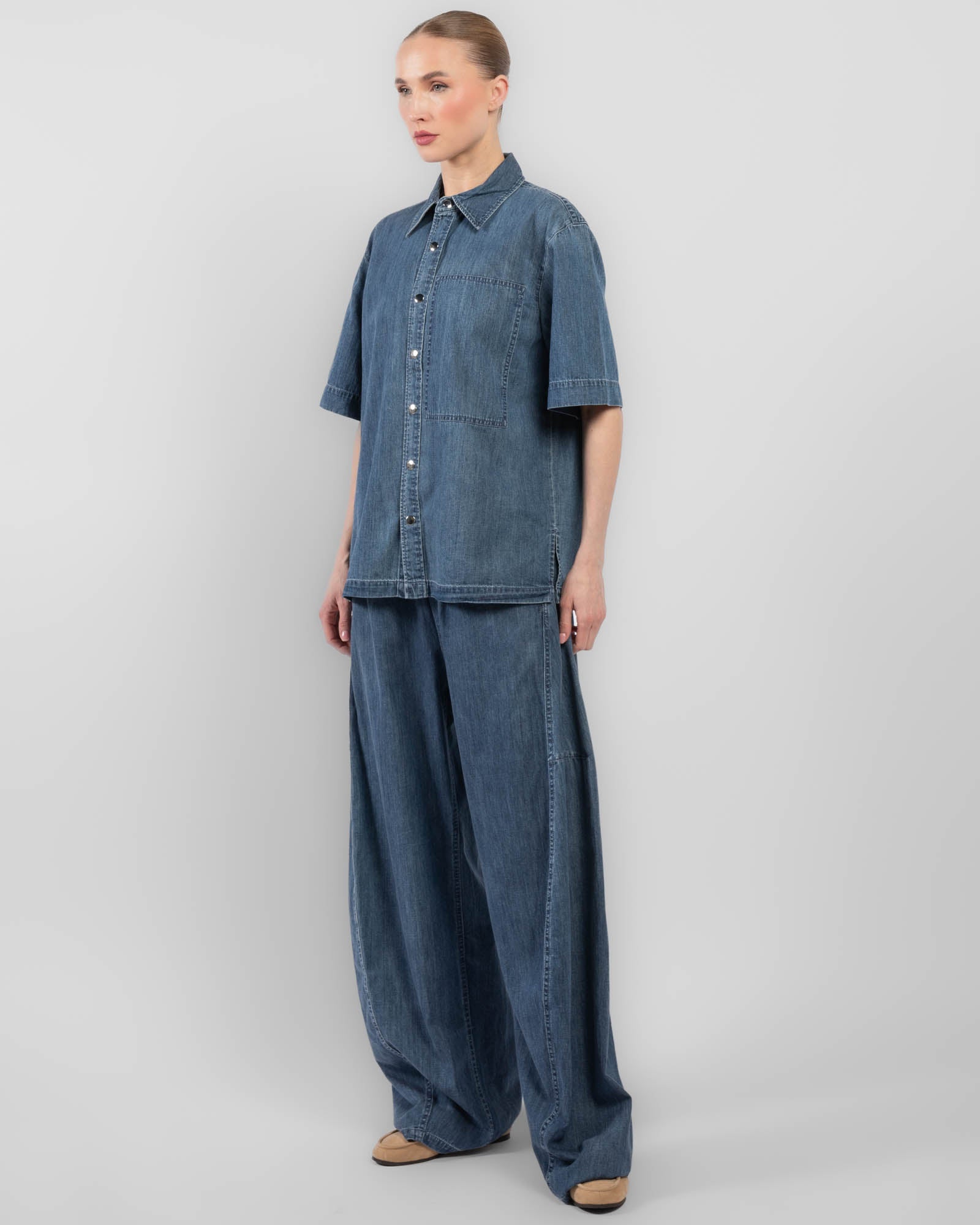 Classic Summer Denim Shirt