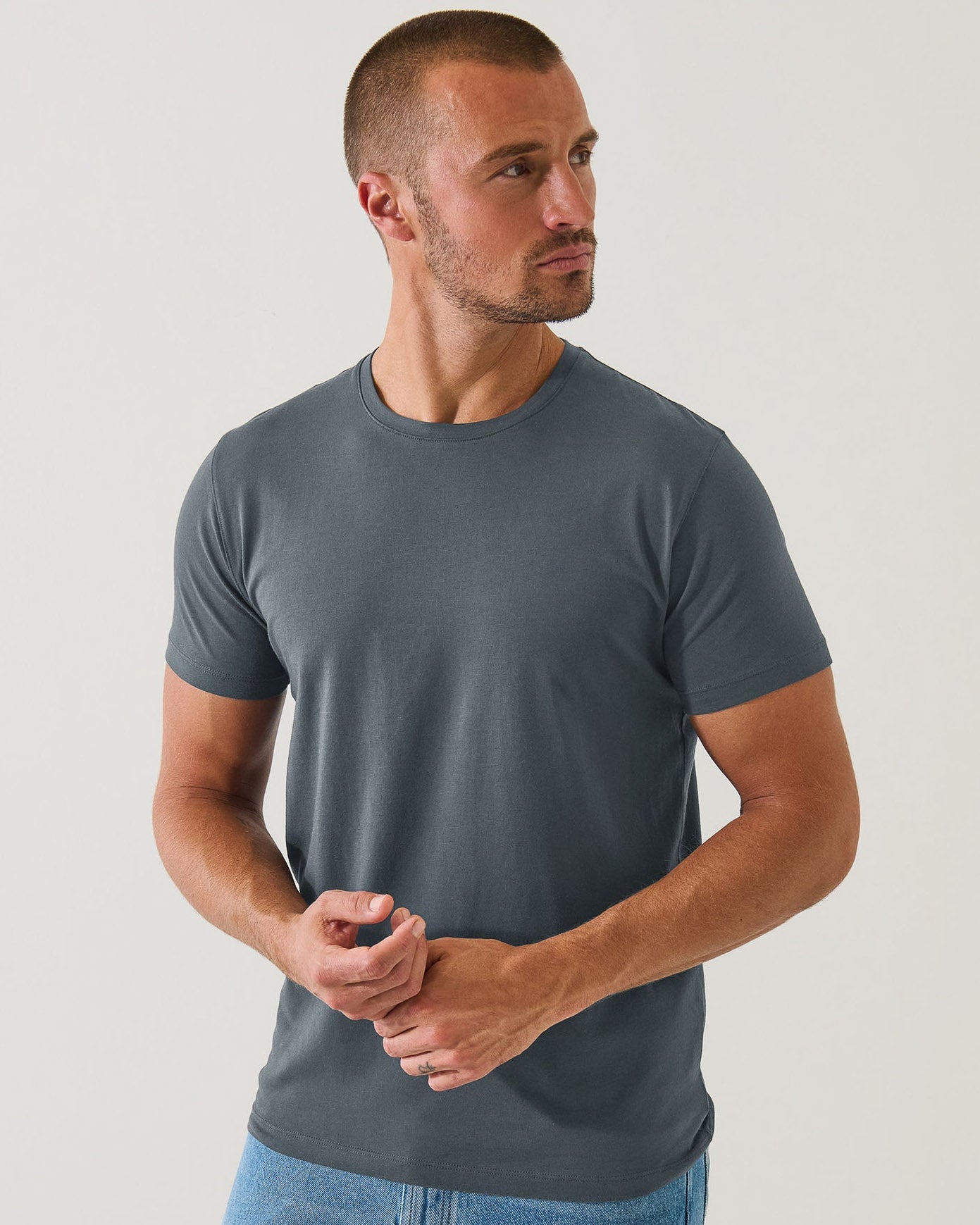 Short Sleeve Stretch Crew T-Shirt
