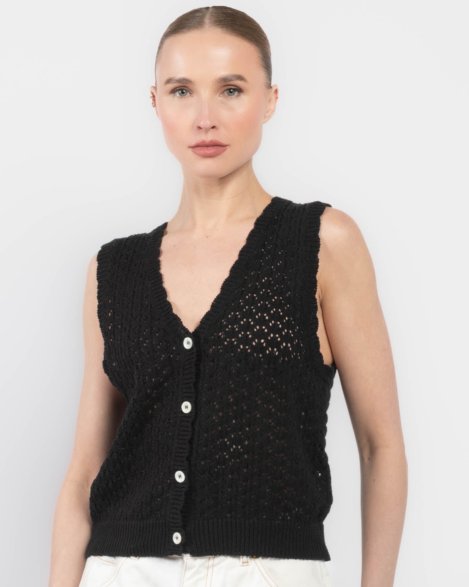 Crochet Open Vest