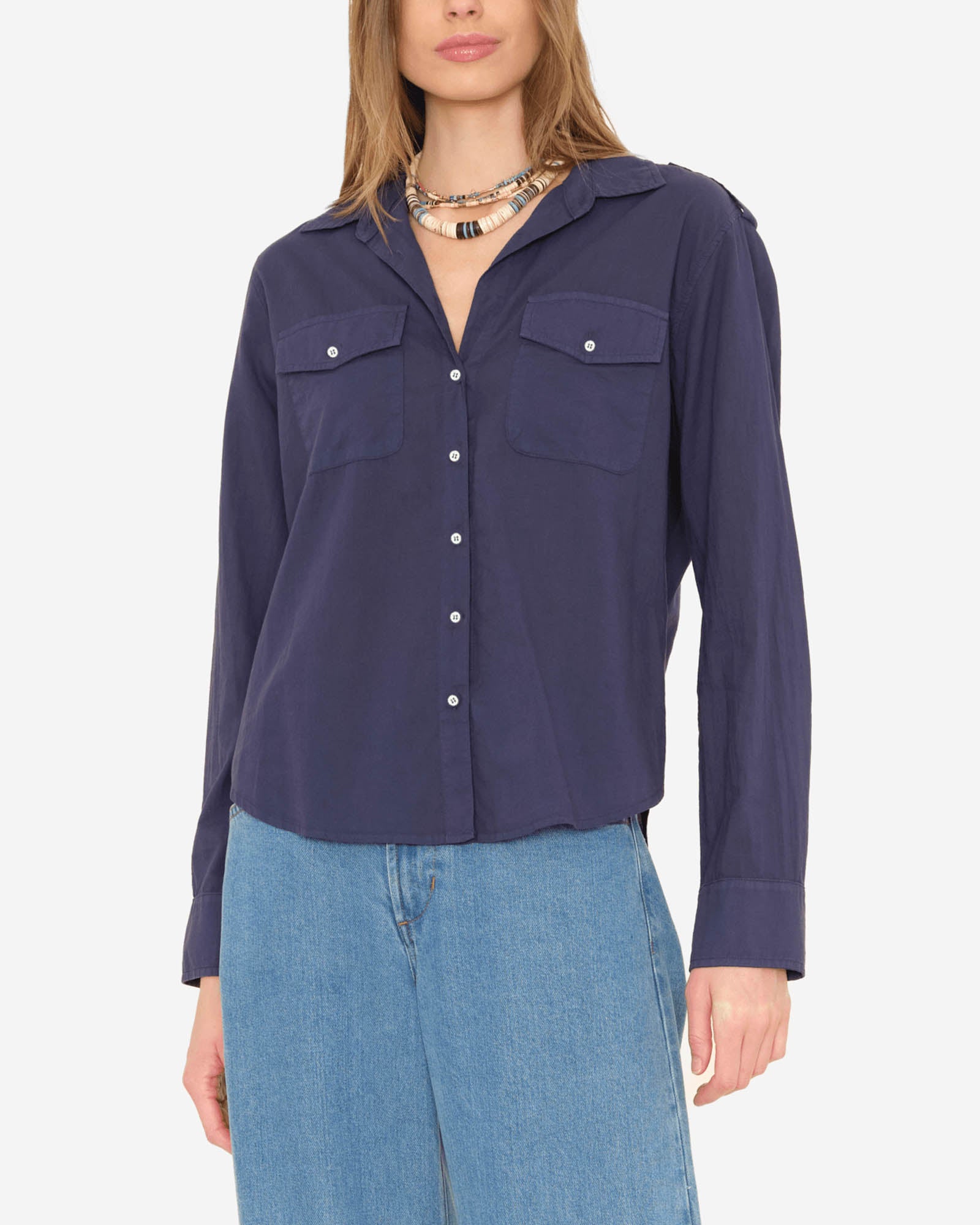 Phoebe Button-Up Shirt