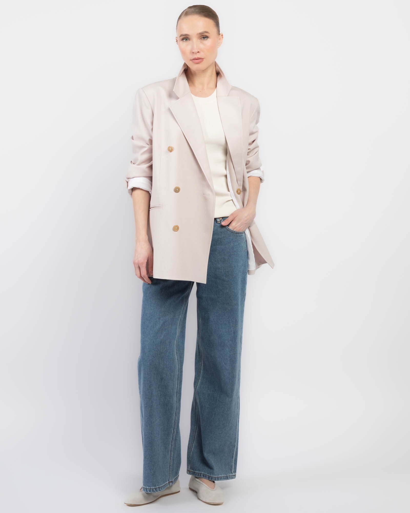 Double-Breasted Blazer