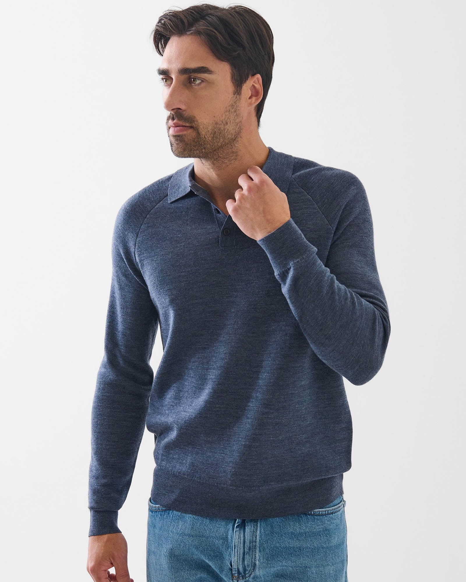 16 Gauge Double Face Button Polo