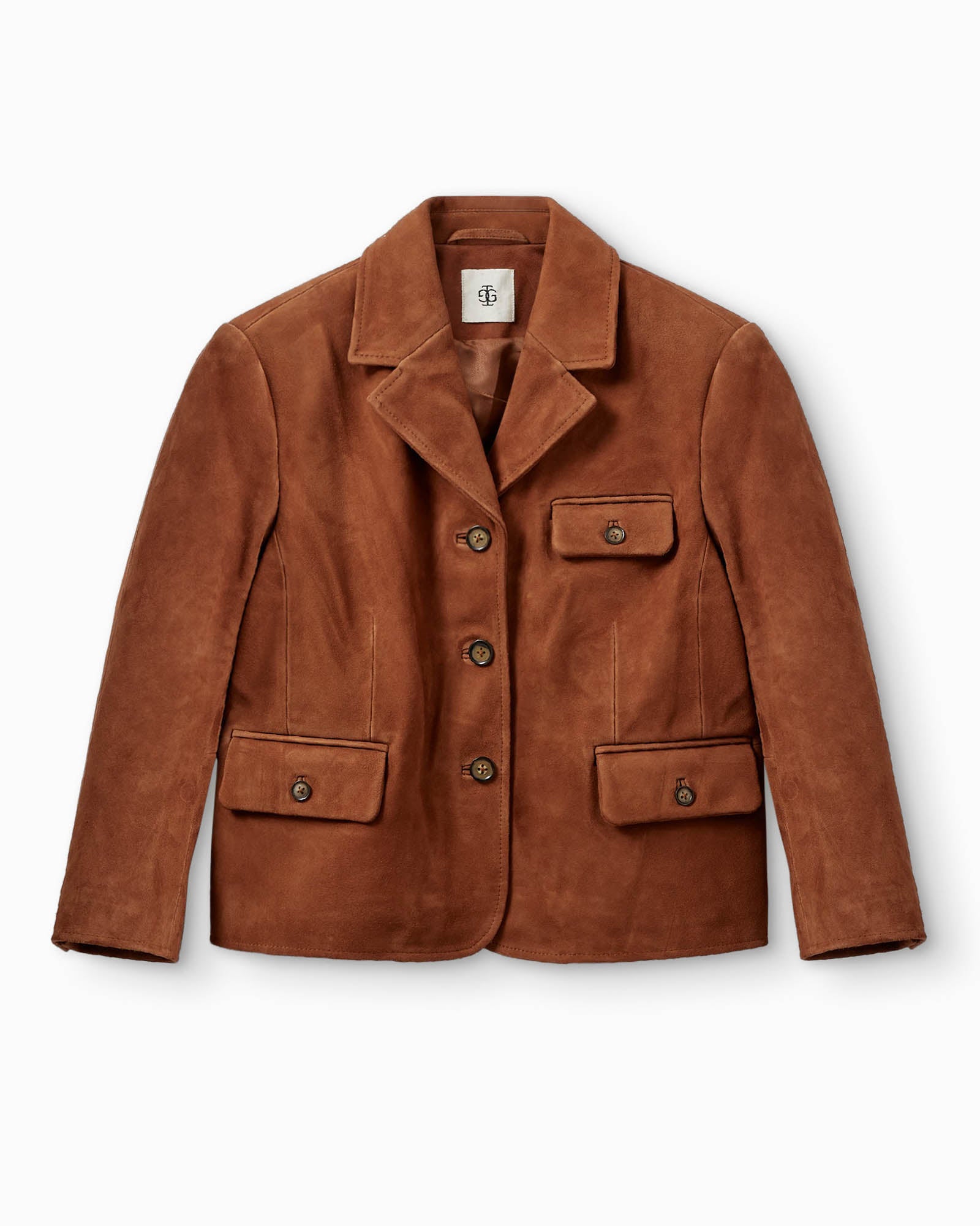 Suede Fitted Jacket