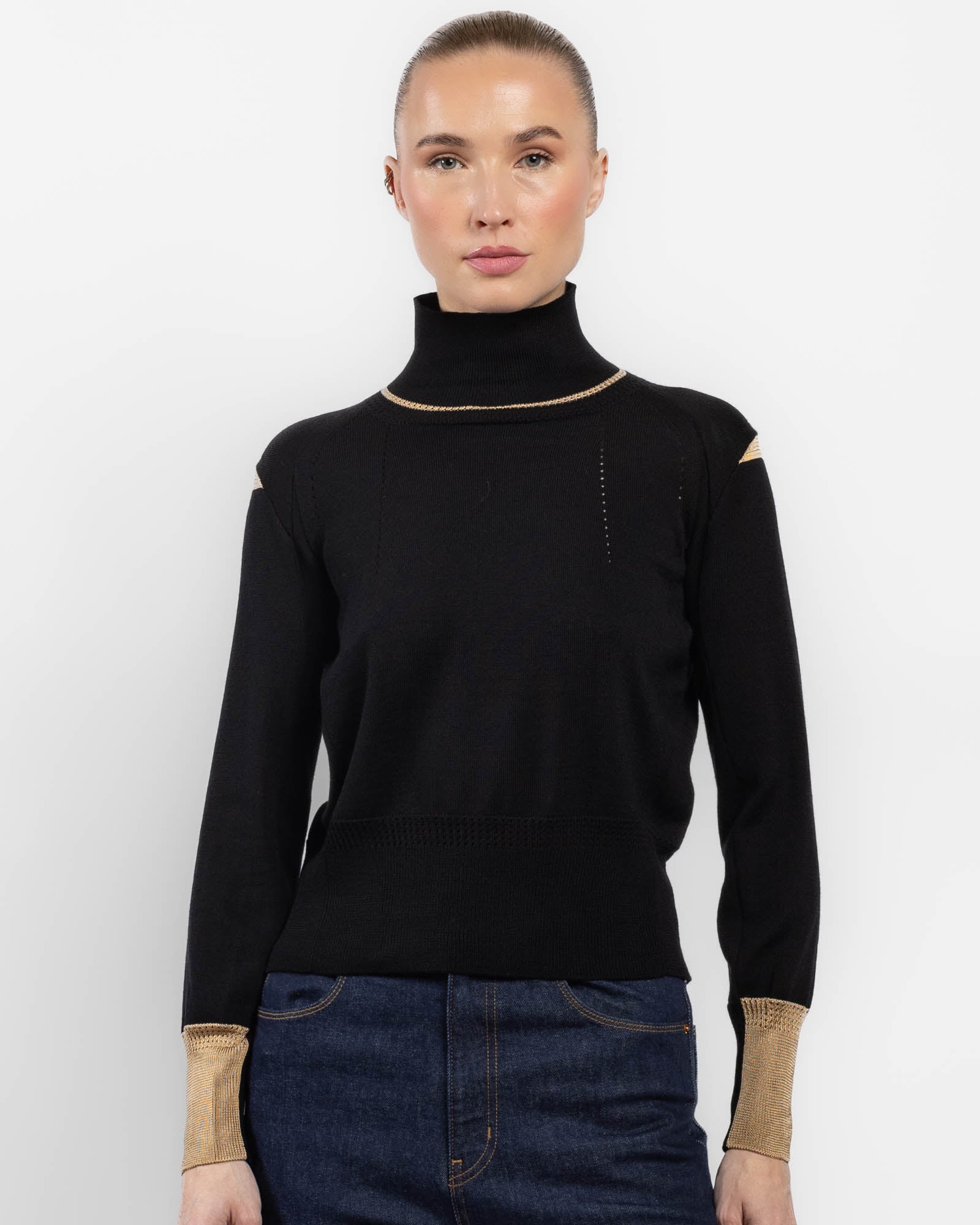 New Turtleneck Long Sleeve Top