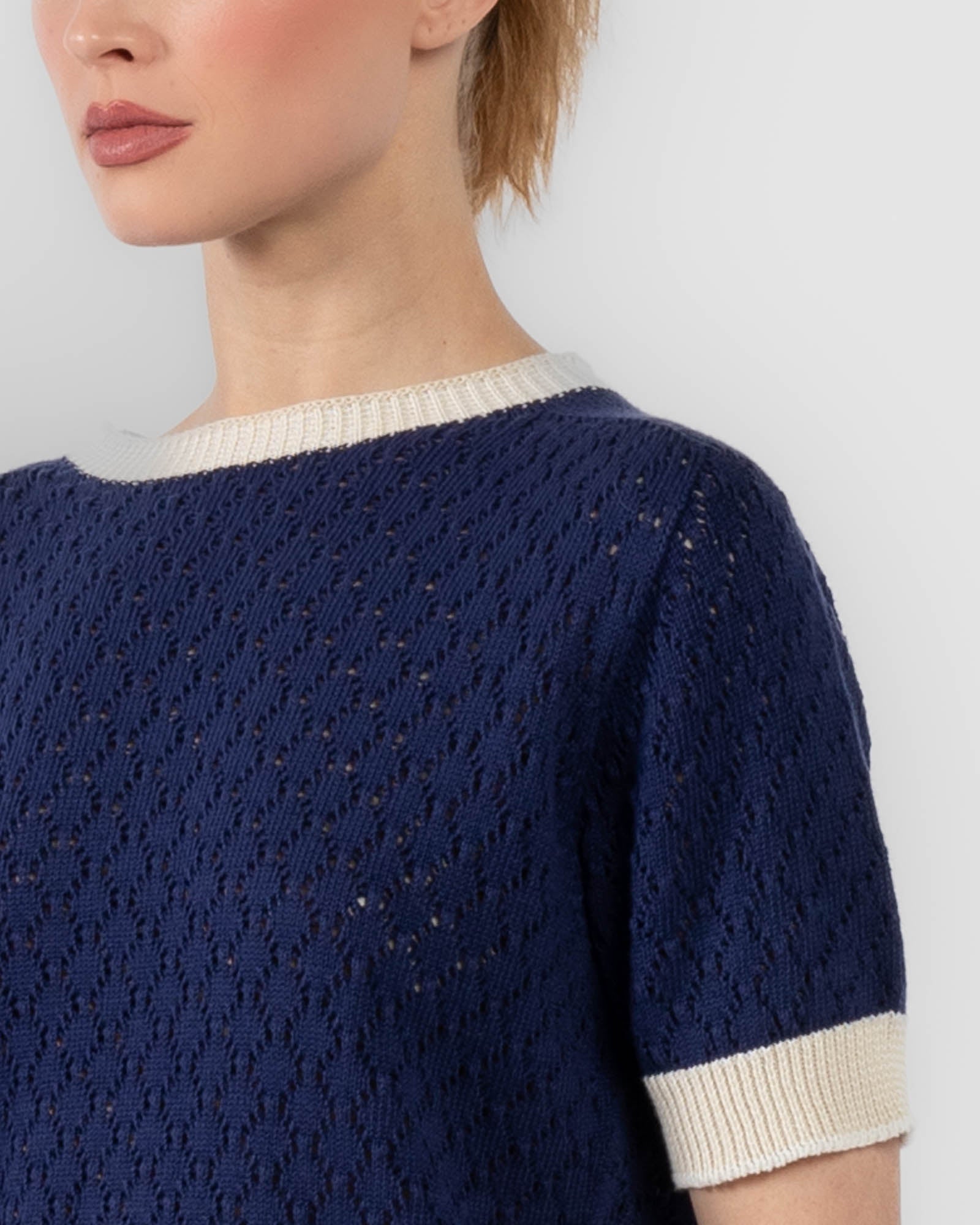 Short Sleeve Knit Top