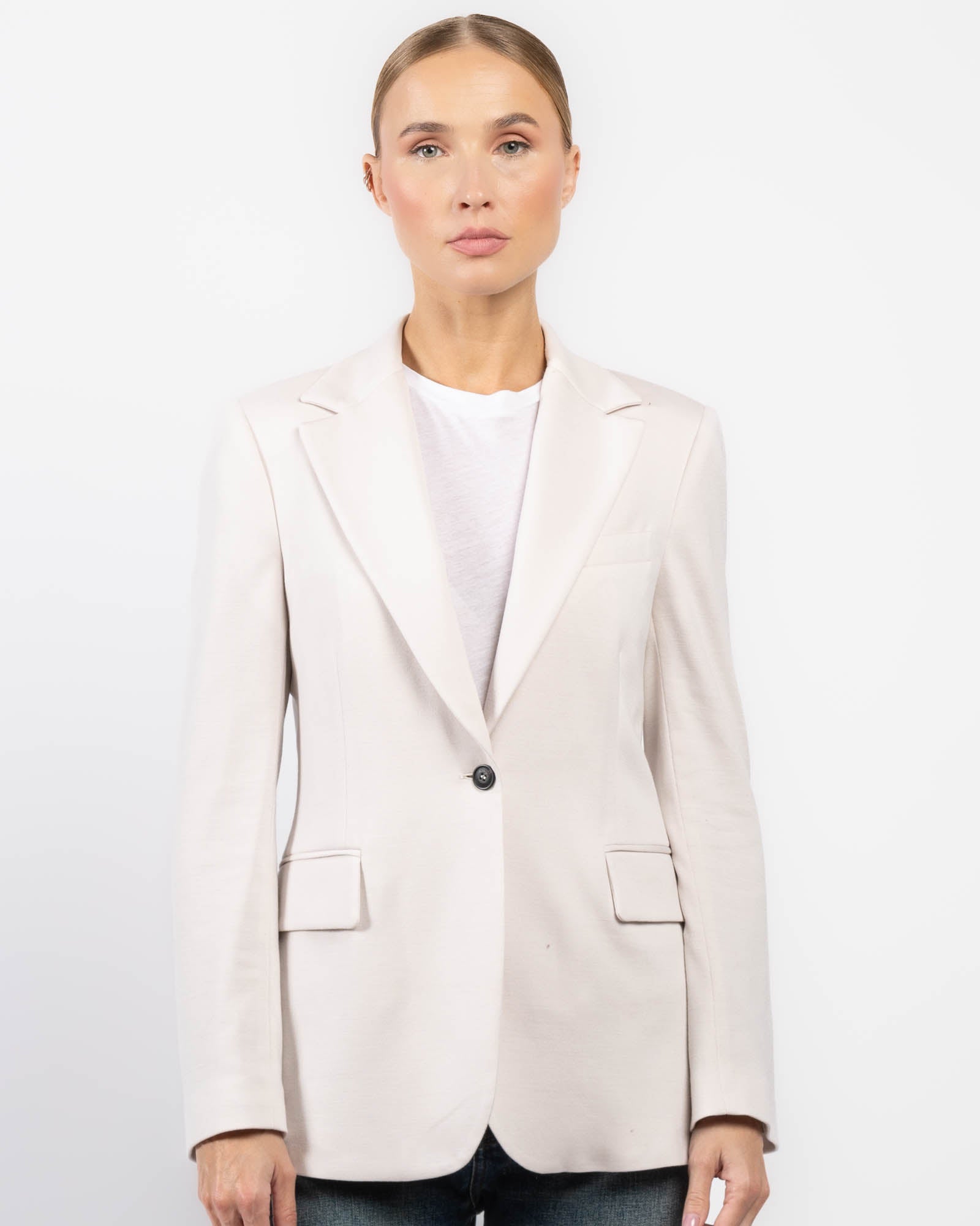 Blazer With Hooded Bib