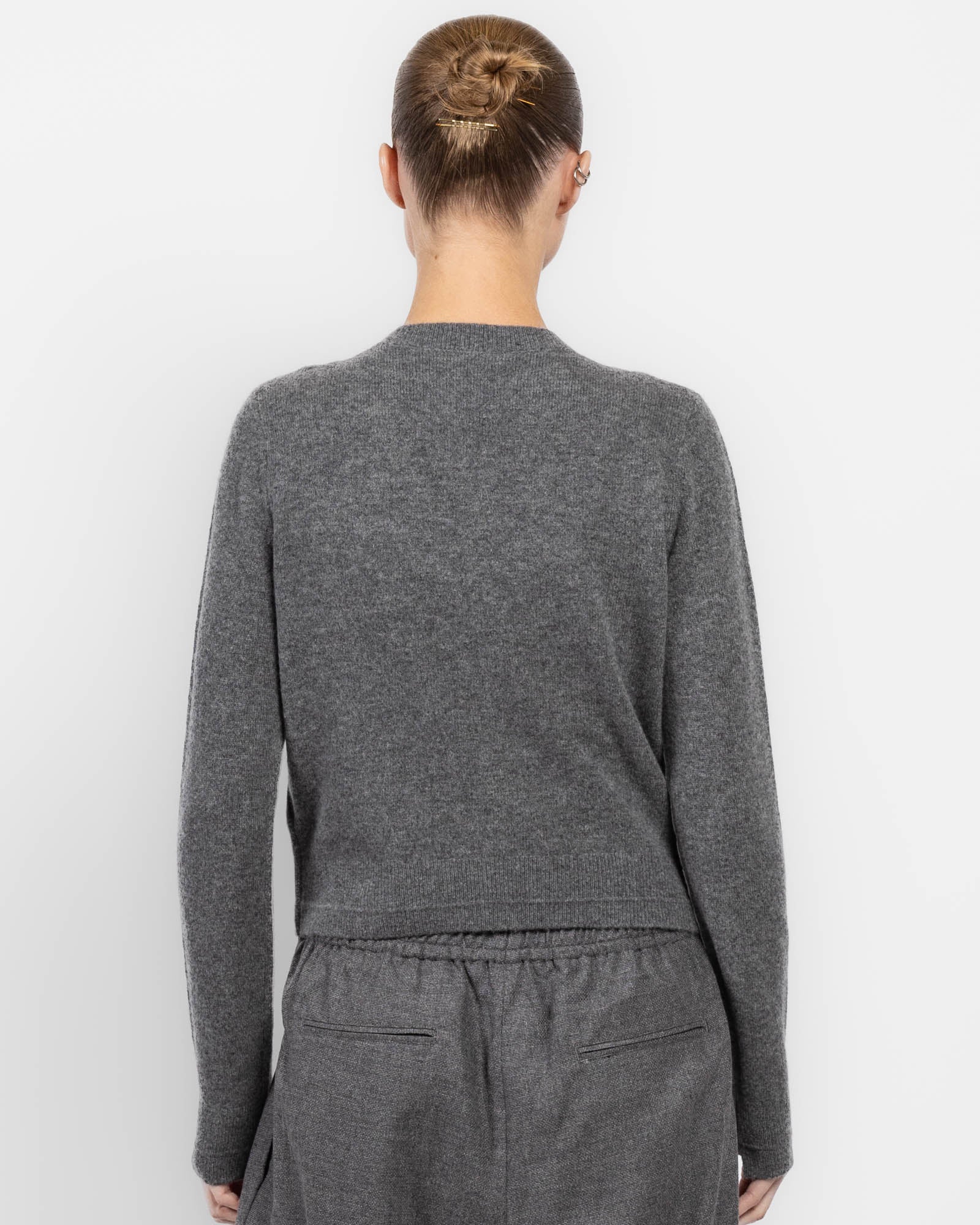 Shrunken V Cardigan